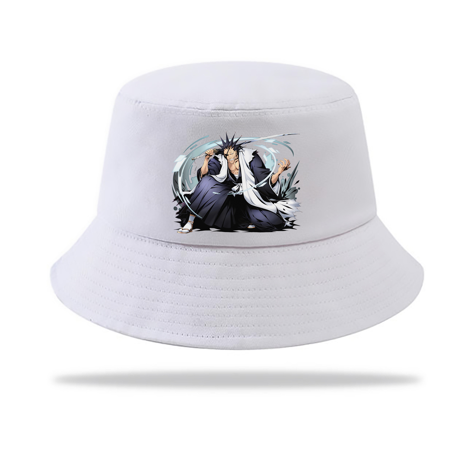 （画像用） ブリーチ ざらき けんぱち BLEACH Zaraki Kenpachi アウトドア日除けバケットハット