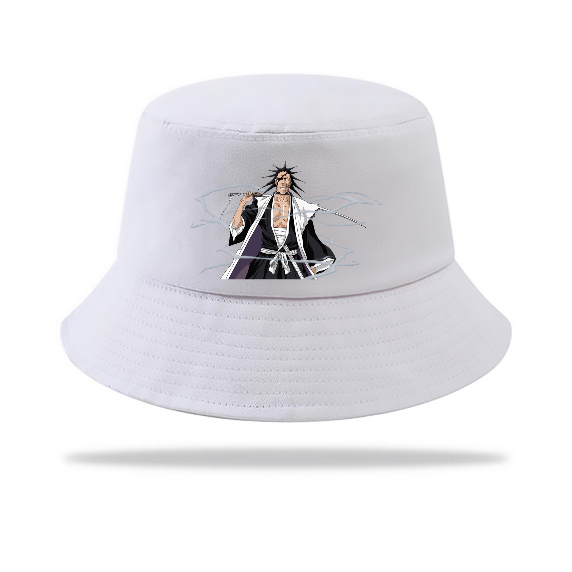 （画像用） ブリーチ ざらき けんぱち BLEACH Zaraki Kenpachi アウトドア日除けバケットハット