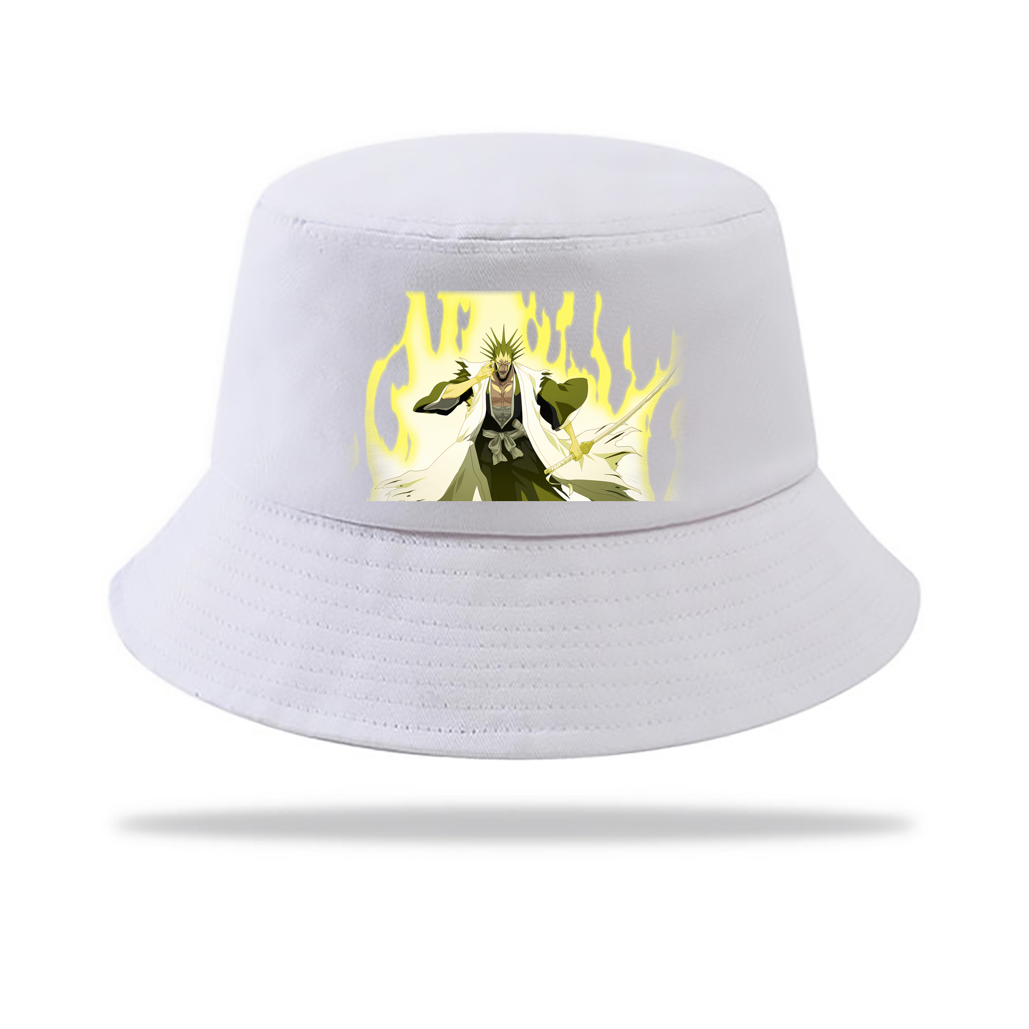 （画像用） ブリーチ ざらき けんぱち BLEACH Zaraki Kenpachi アウトドア日除けバケットハット