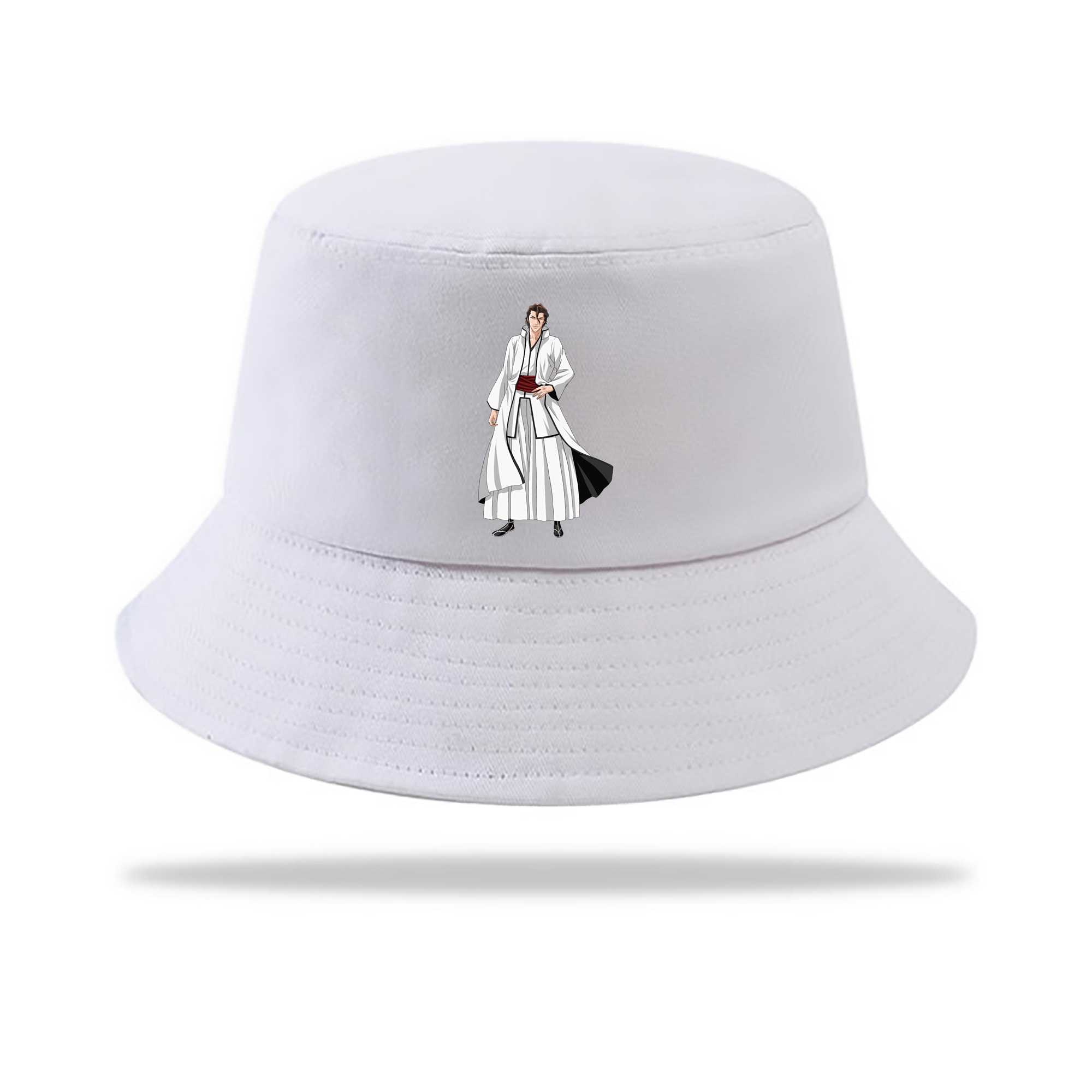 （画像用） ブリーチ 藍染 惣右介（あいぜん そうすけ） BLEACH Aizen Sousuke アウトドア日除けバケットハット
