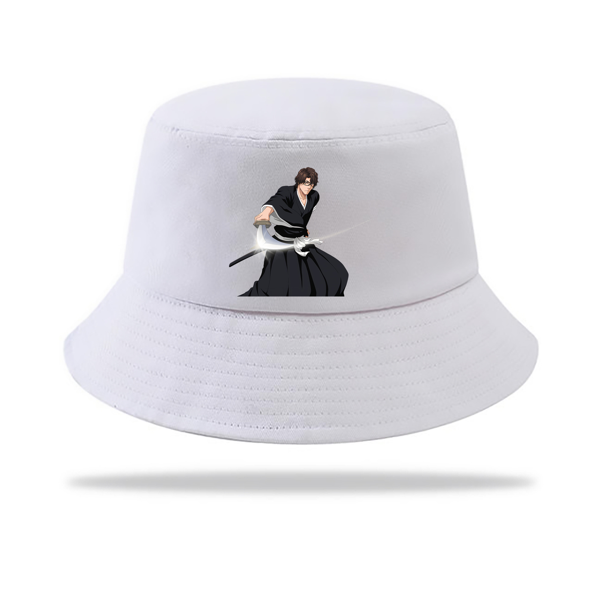 （画像用） ブリーチ 藍染 惣右介（あいぜん そうすけ） BLEACH Aizen Sousuke アウトドア日除けバケットハット