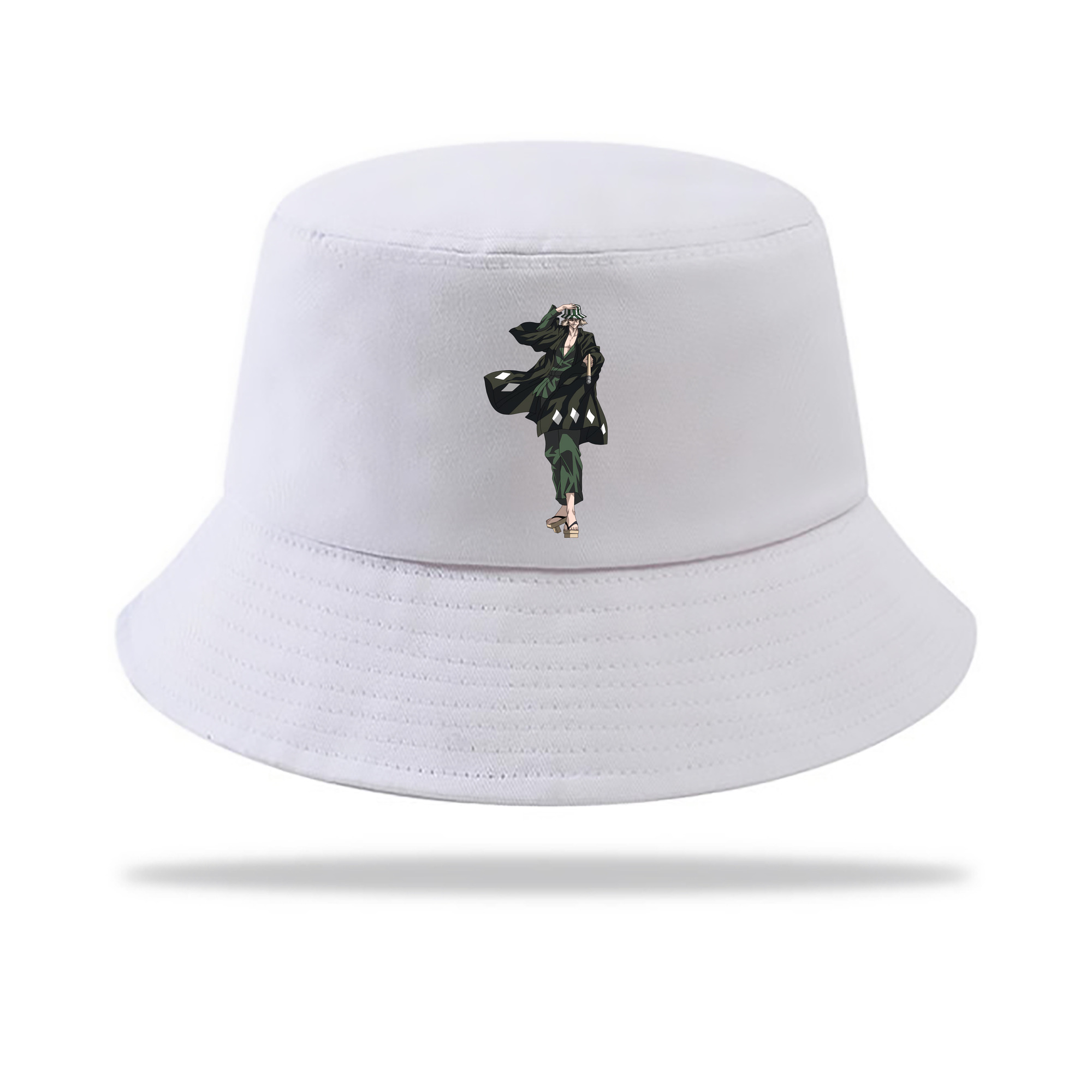 （画像用） "ブリーチ 浦原 喜助（うらはら きすけ） BLEACH Urahara Kisuke " アウトドア日除けバケットハット
