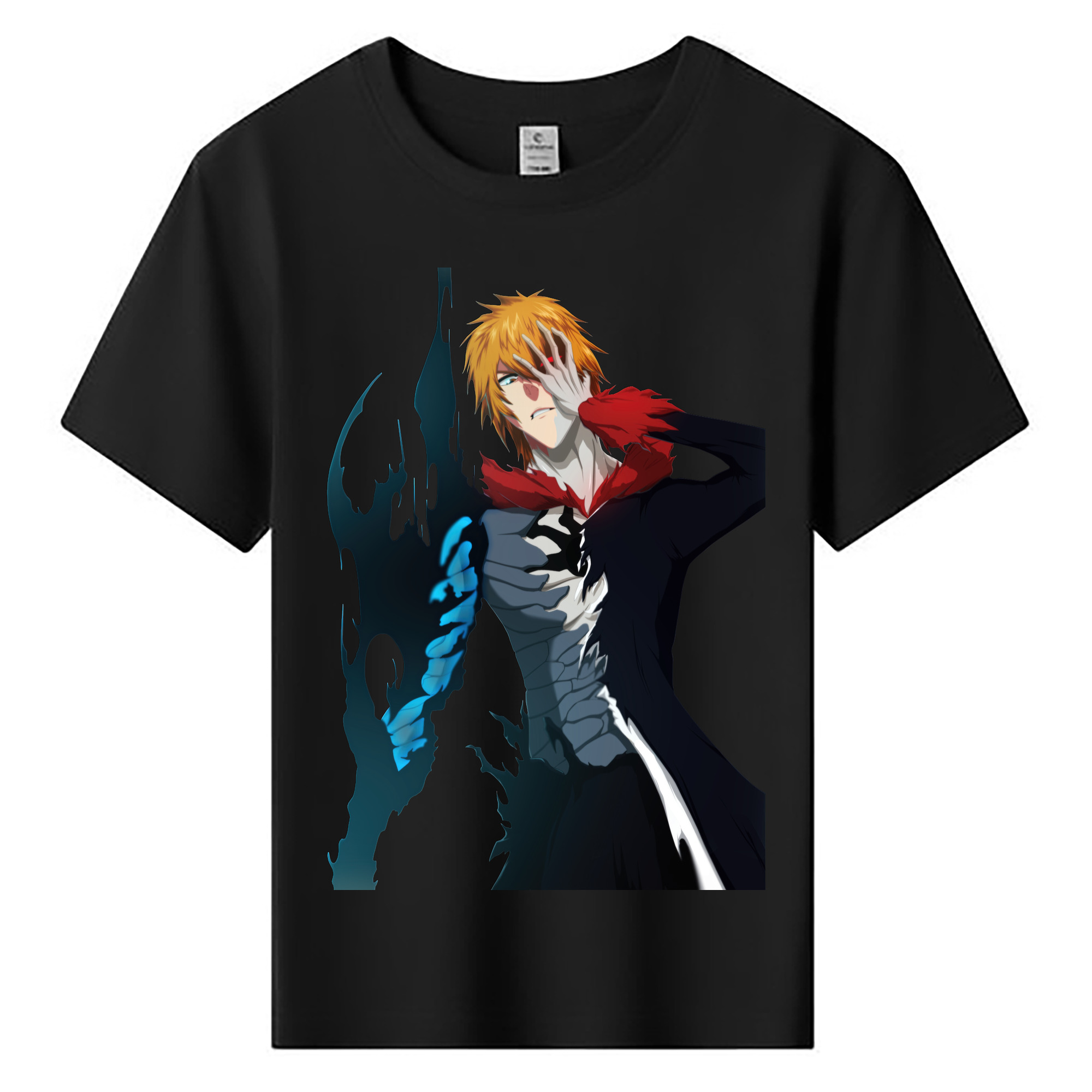 （画像用） ブリーチ 黒崎一護（くろさき いちご）BLEACH Kurosaki Ichigo 綿100％キッズTシャツ（フロントプリント）