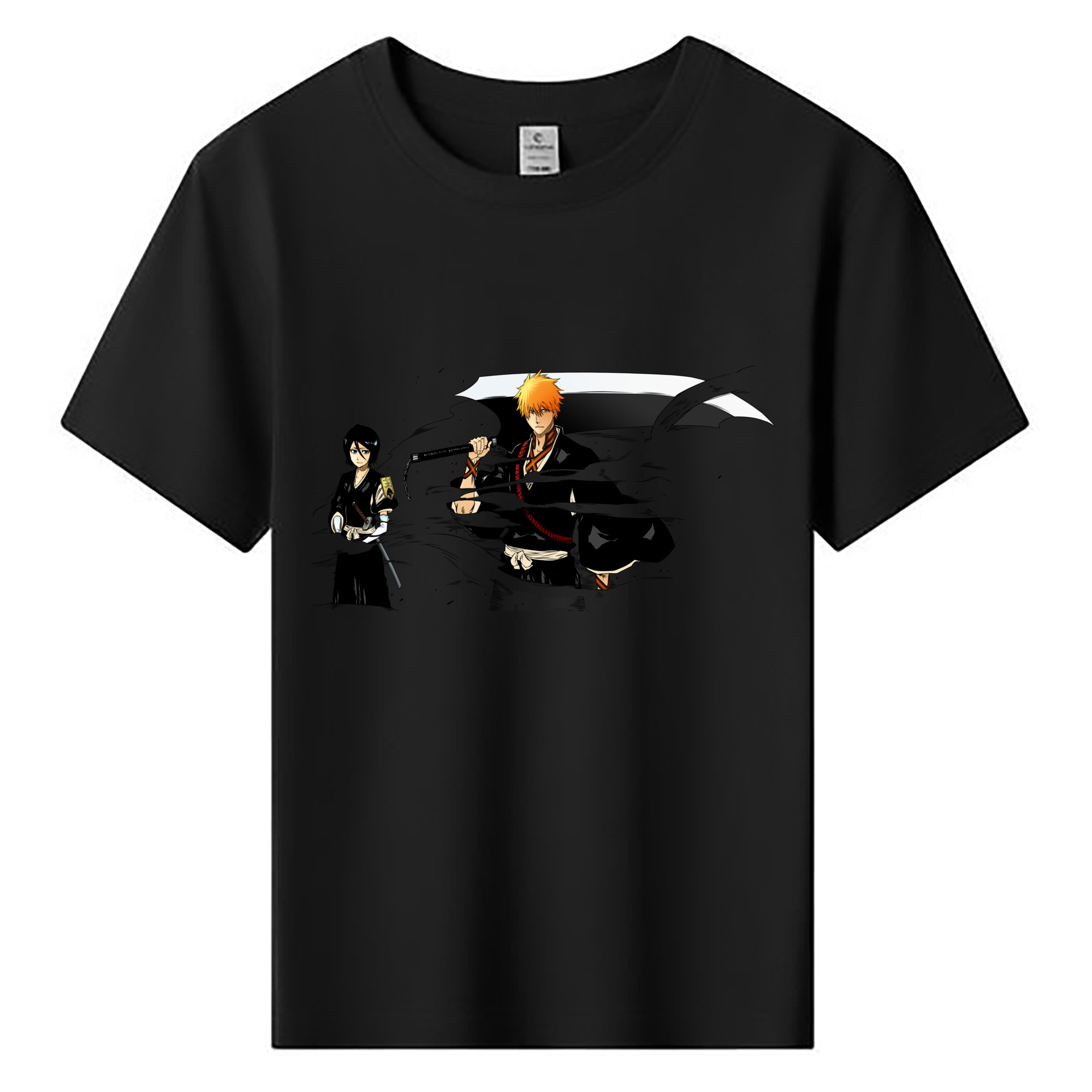 （画像用） ブリーチ 黒崎一護（くろさき いちご）BLEACH Kurosaki Ichigo 綿100％キッズTシャツ（フロントプリント）