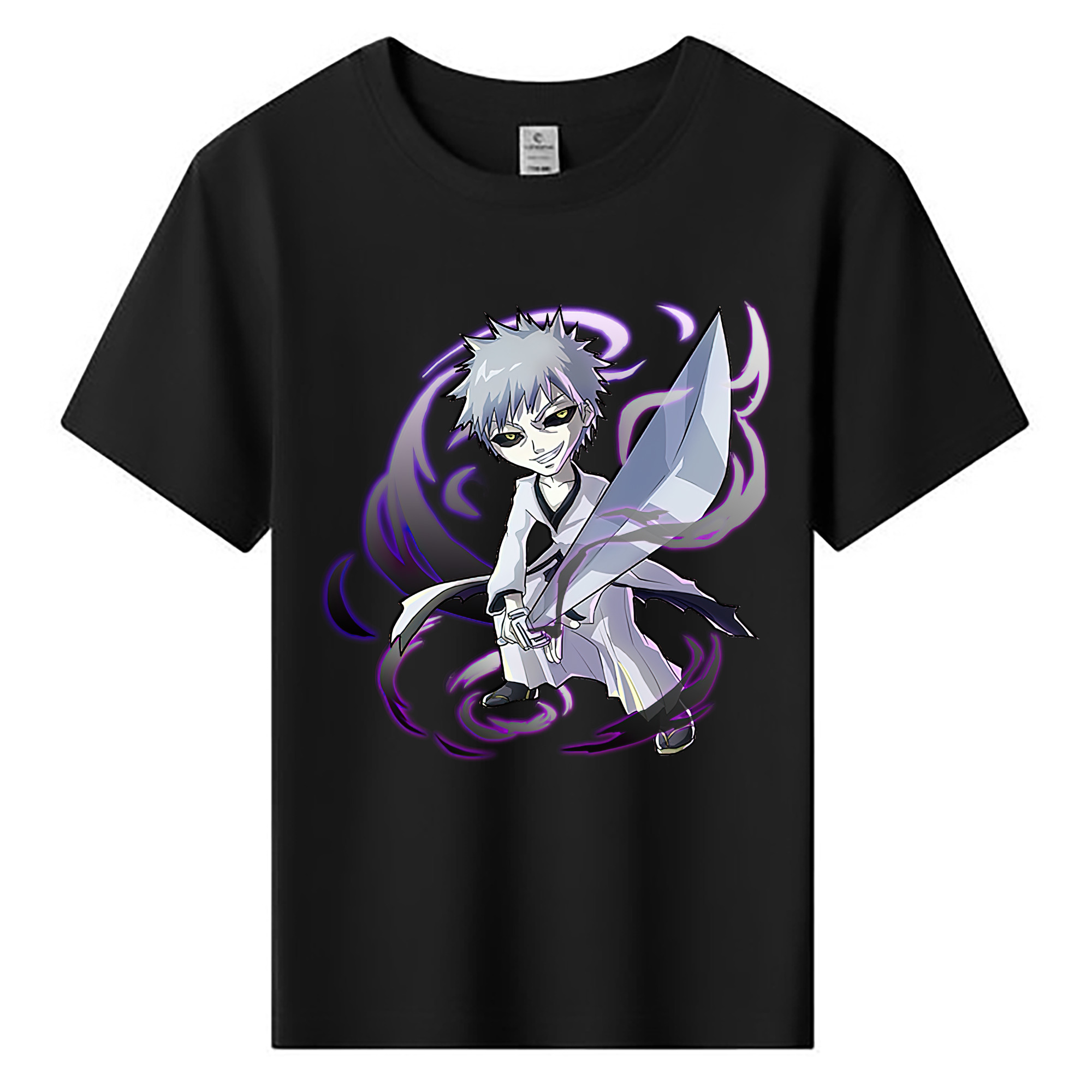 （画像用） ブリーチ 黒崎一護（くろさき いちご）BLEACH Kurosaki Ichigo 綿100％キッズTシャツ（フロントプリント）