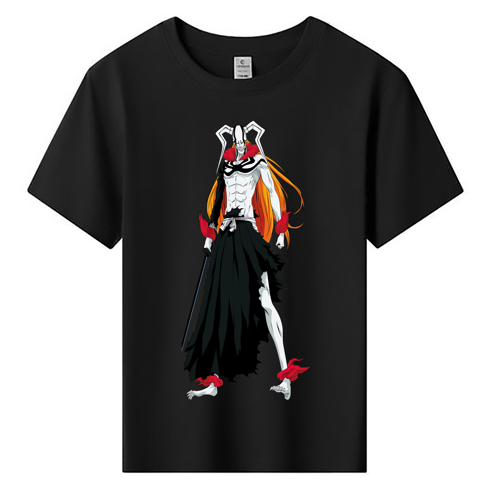 （画像用） ブリーチ 黒崎一護（くろさき いちご）BLEACH Kurosaki Ichigo 綿100％キッズTシャツ（フロントプリント）