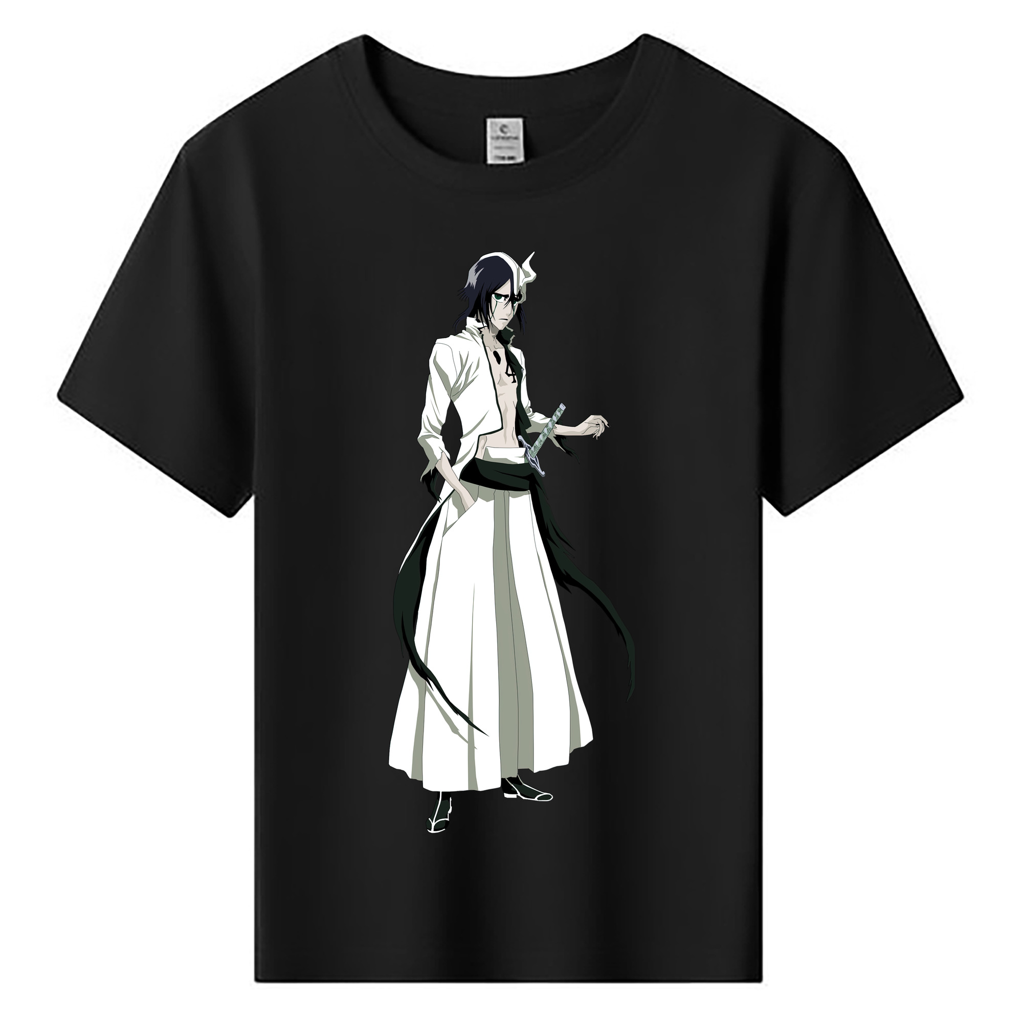 （画像用） ブリーチ ウルキオラ·シファー BLEACH Ulquiorra cifer 綿100％キッズTシャツ（フロントプリント）