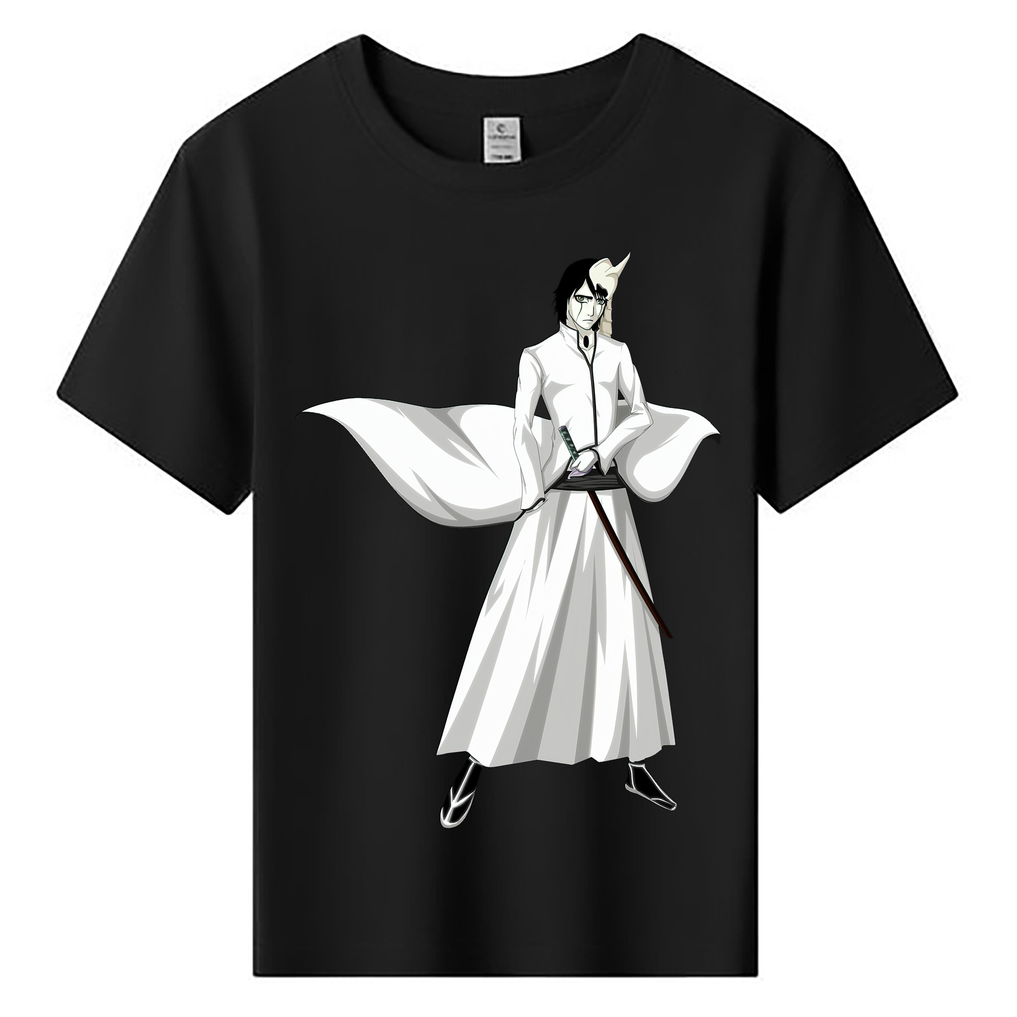 （画像用） ブリーチ ウルキオラ·シファー BLEACH Ulquiorra cifer 綿100％キッズTシャツ（フロントプリント）