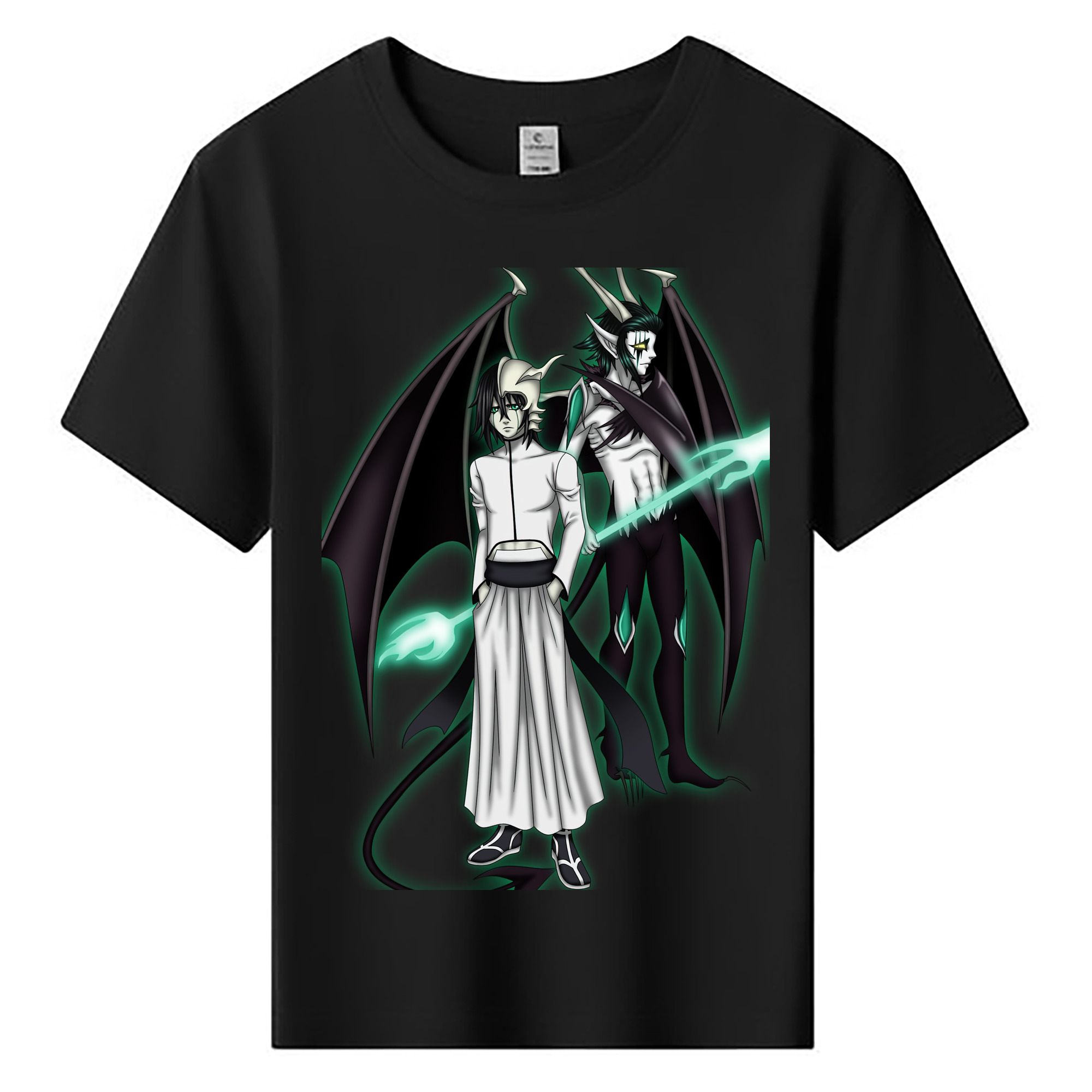 （画像用） ブリーチ ウルキオラ·シファー BLEACH Ulquiorra cifer 綿100％キッズTシャツ（フロントプリント）