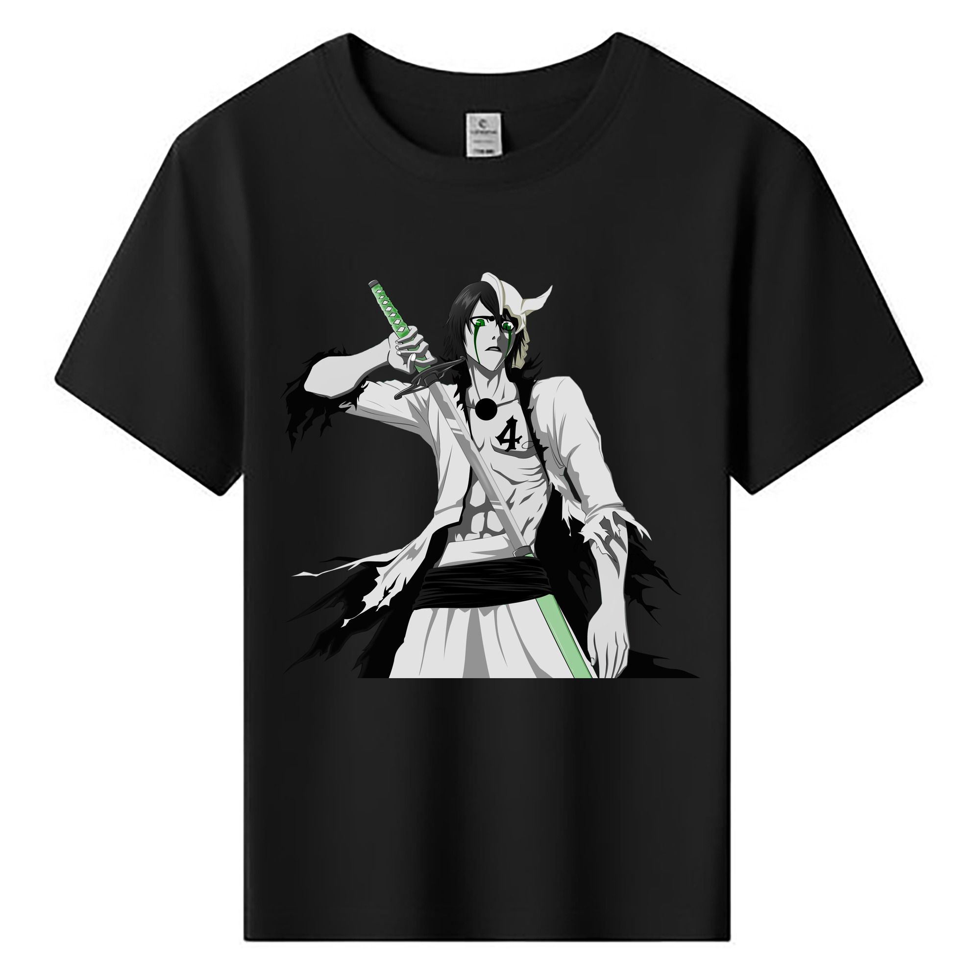 （画像用） ブリーチ ウルキオラ·シファー BLEACH Ulquiorra cifer 綿100％キッズTシャツ（フロントプリント）