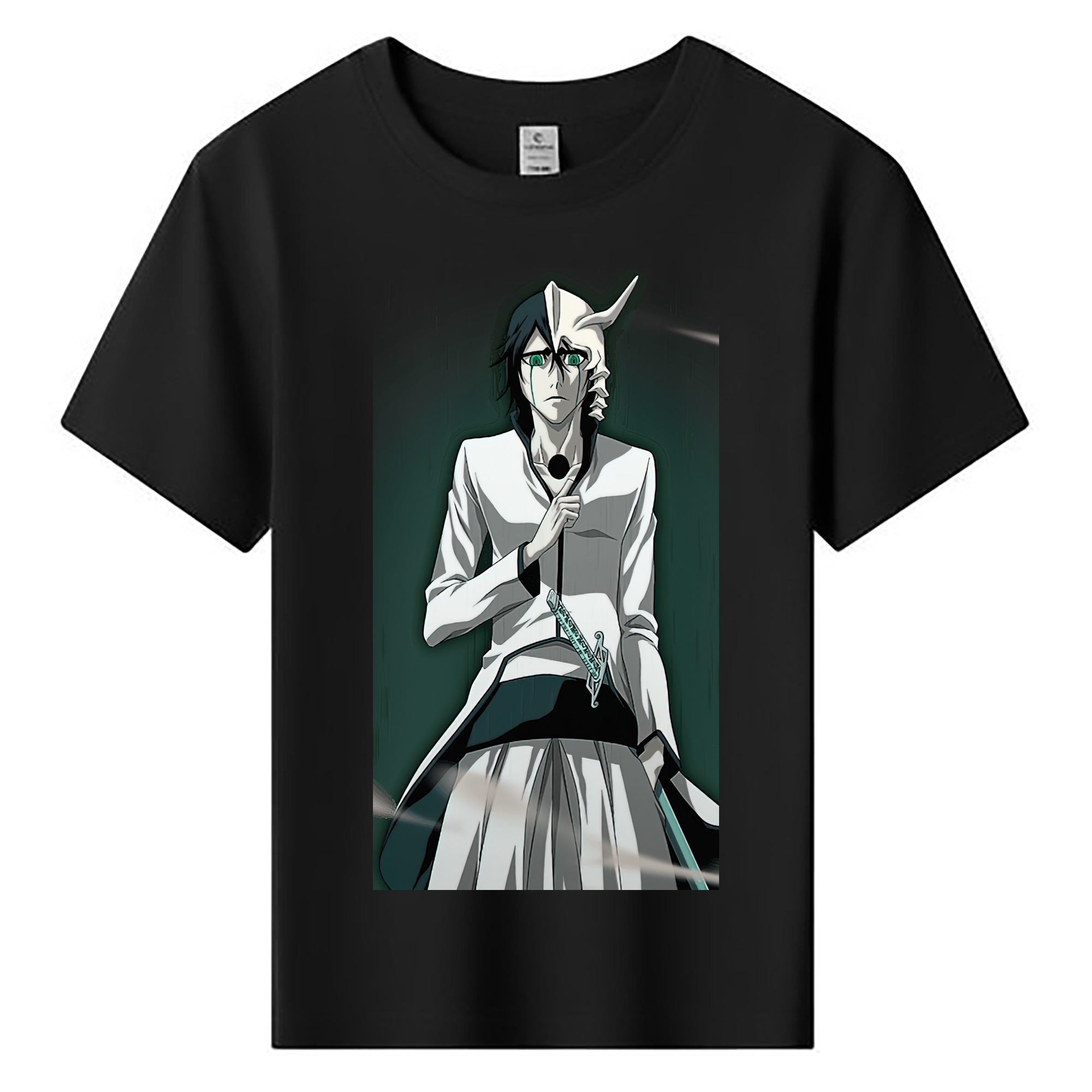 （画像用） ブリーチ ウルキオラ·シファー BLEACH Ulquiorra cifer 綿100％キッズTシャツ（フロントプリント）