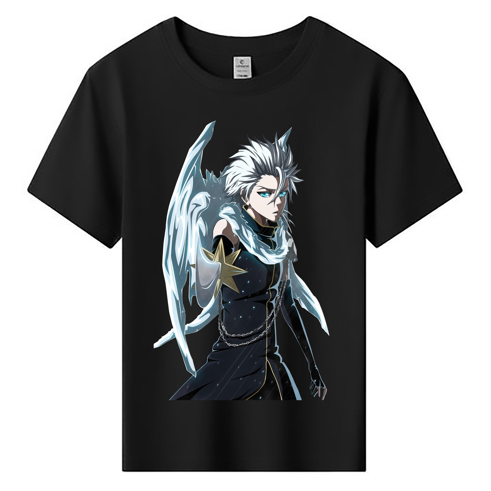 （画像用） ブリーチ 日番谷冬獅郎（ひつがや とうしろう） BLEACH Hitsugaya Toushirou 綿100％キッズTシャツ（フロントプリント）