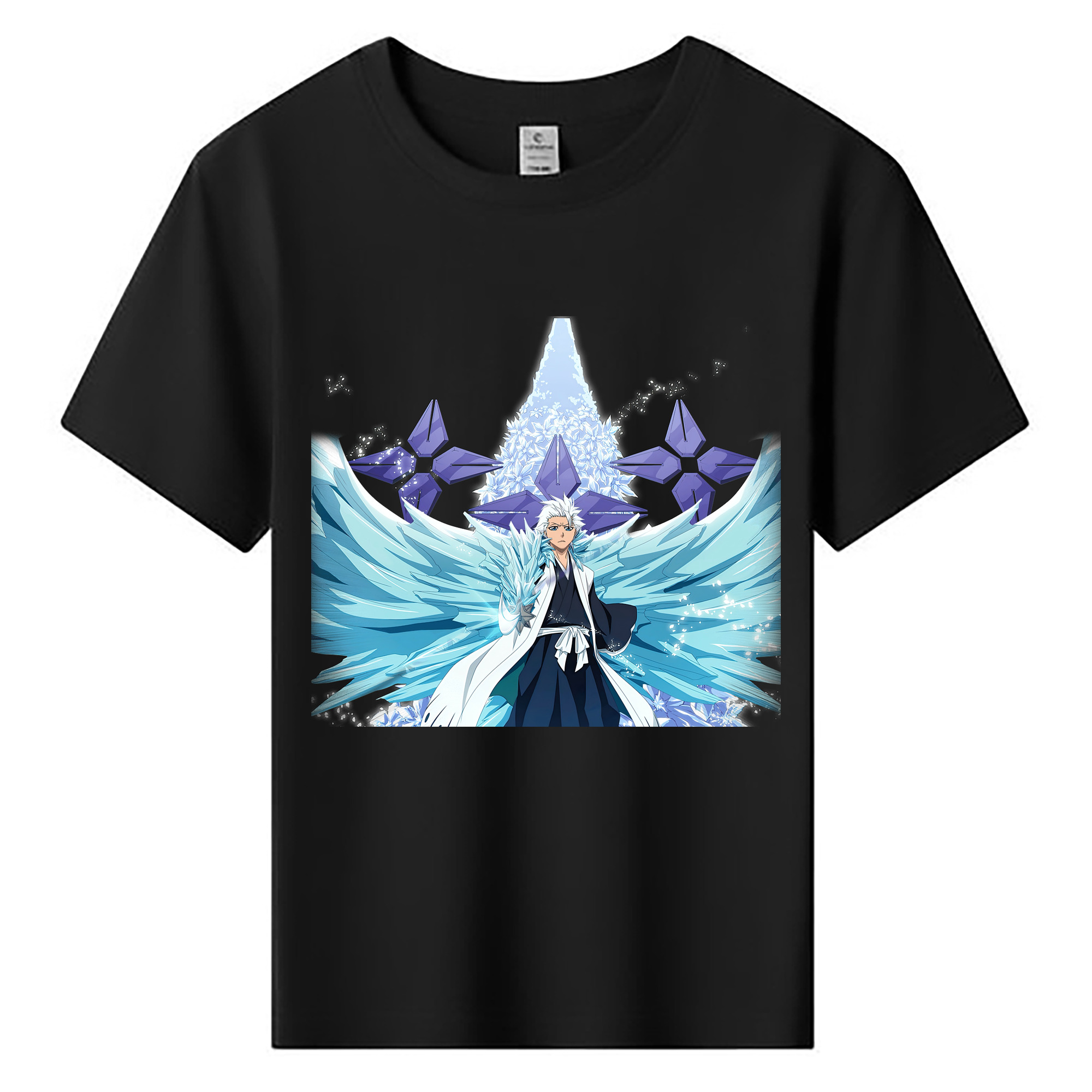 （画像用） ブリーチ 日番谷冬獅郎（ひつがや とうしろう） BLEACH Hitsugaya Toushirou 綿100％キッズTシャツ（フロントプリント）