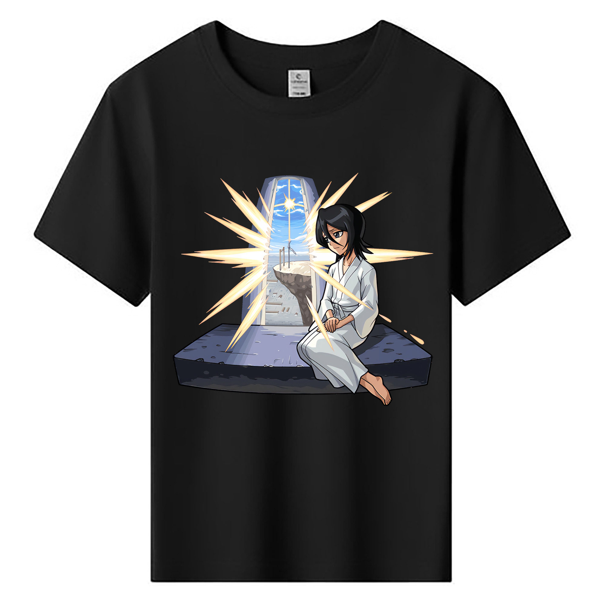 （画像用） ブリーチ 朽木ルキア BLEACH Kuchiki Rukia 綿100％キッズTシャツ（フロントプリント）