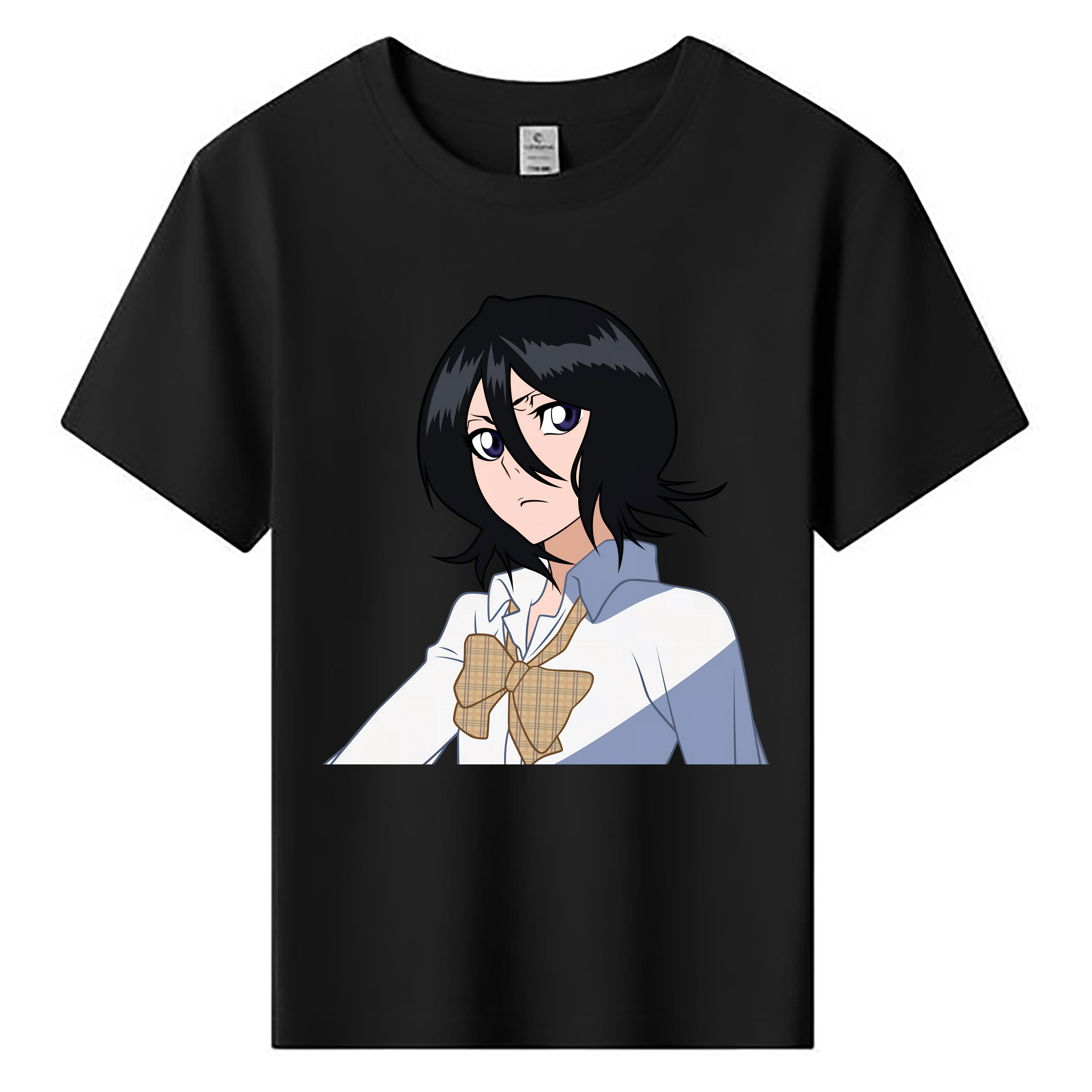 （画像用） ブリーチ 朽木ルキア BLEACH Kuchiki Rukia 綿100％キッズTシャツ（フロントプリント）