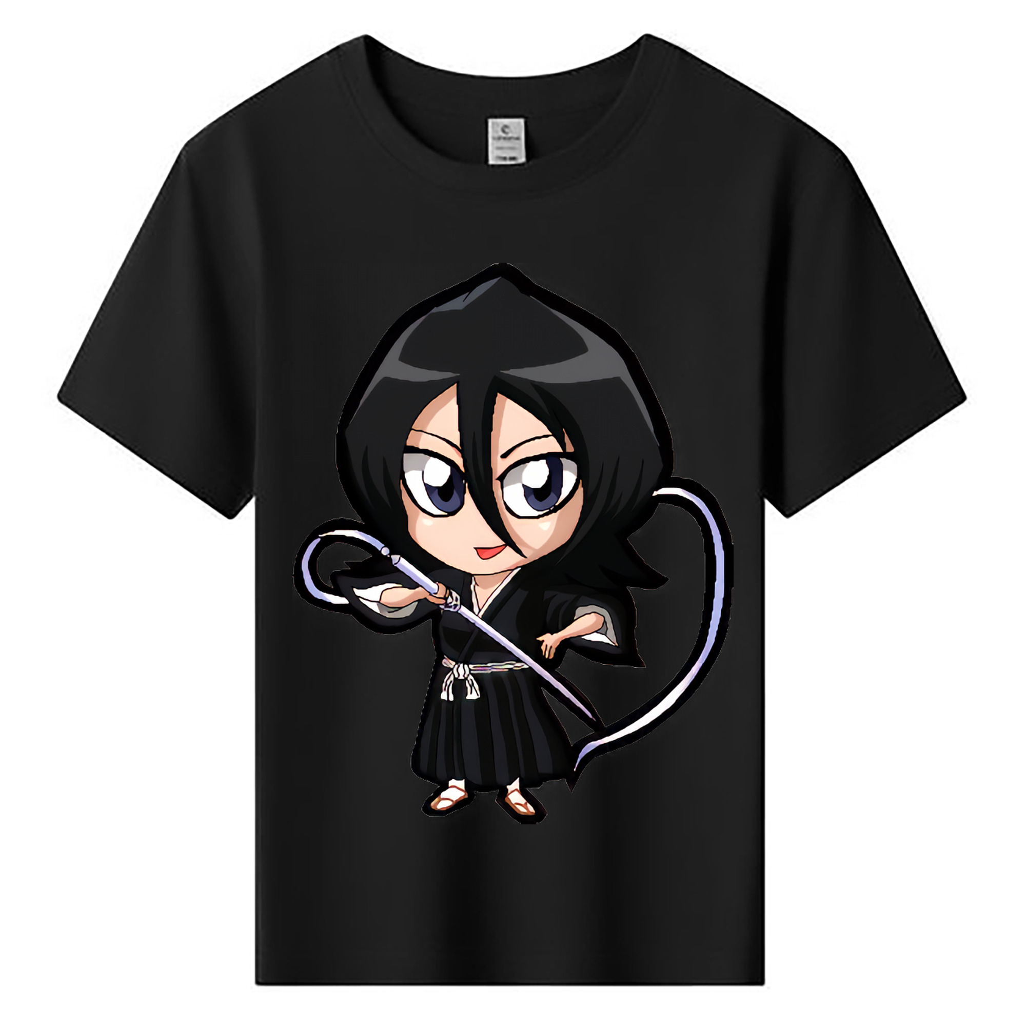（画像用） ブリーチ 朽木ルキア BLEACH Kuchiki Rukia 綿100％キッズTシャツ（フロントプリント）