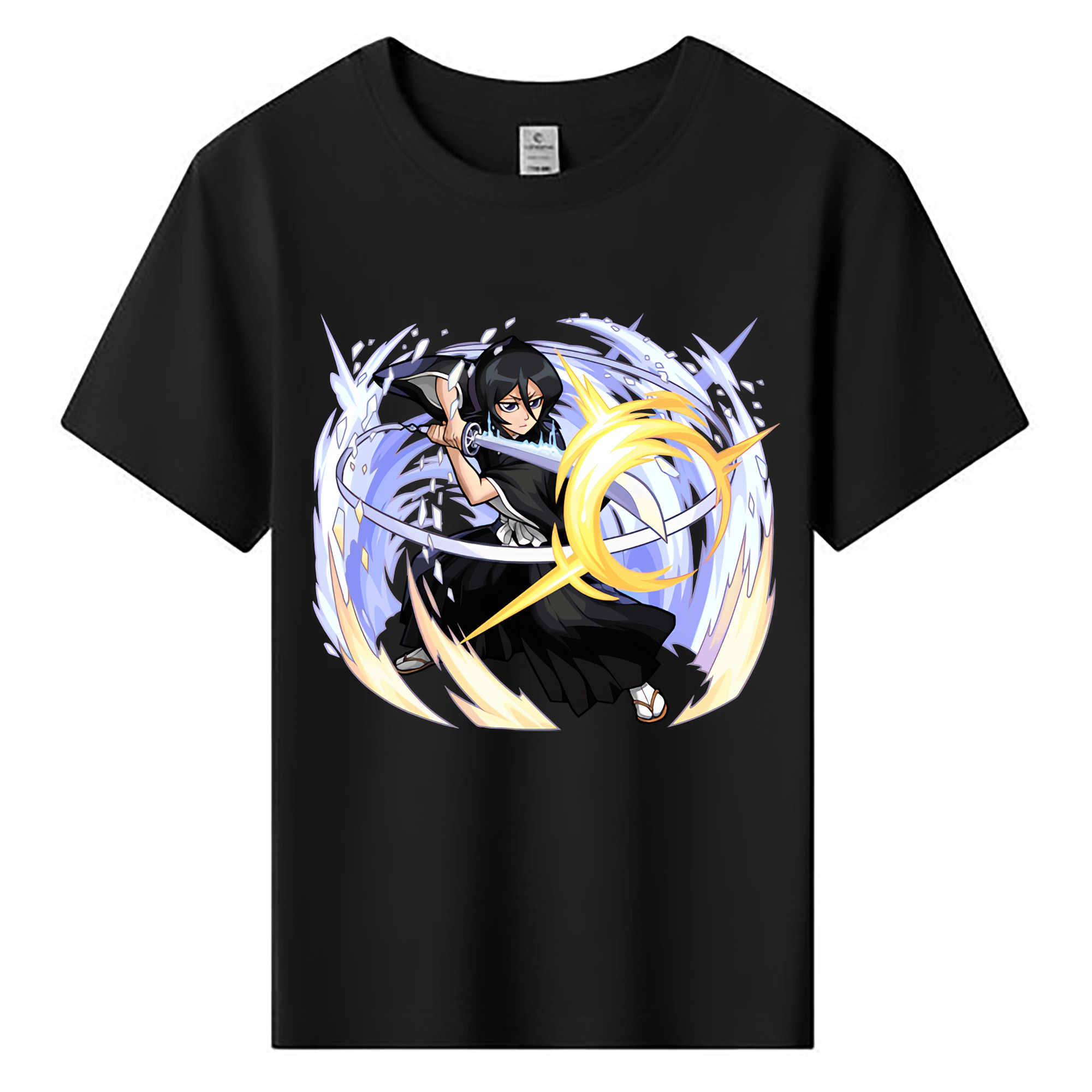 （画像用） ブリーチ 朽木ルキア BLEACH Kuchiki Rukia 綿100％キッズTシャツ（フロントプリント）