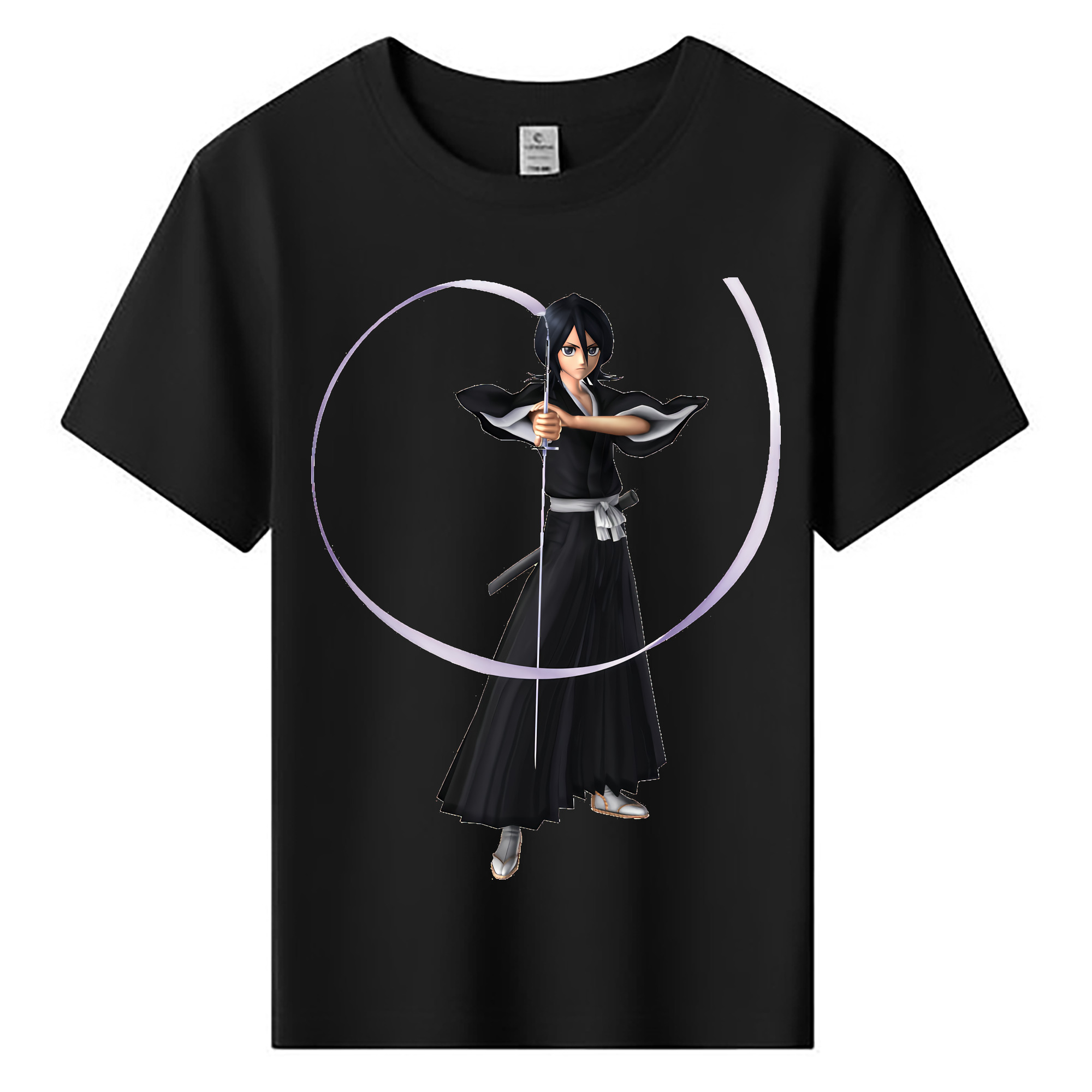 （画像用） ブリーチ 朽木ルキア BLEACH Kuchiki Rukia 綿100％キッズTシャツ（フロントプリント）