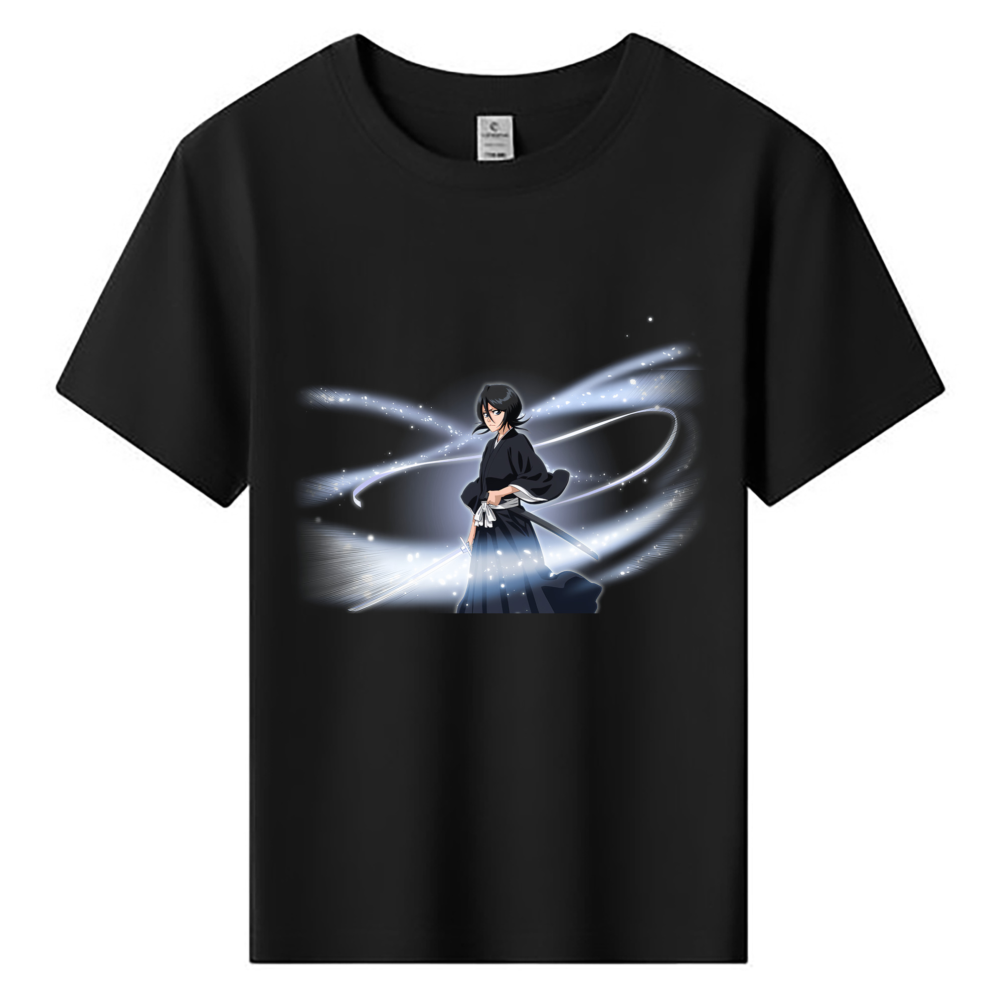 （画像用） ブリーチ 朽木ルキア BLEACH Kuchiki Rukia 綿100％キッズTシャツ（フロントプリント）