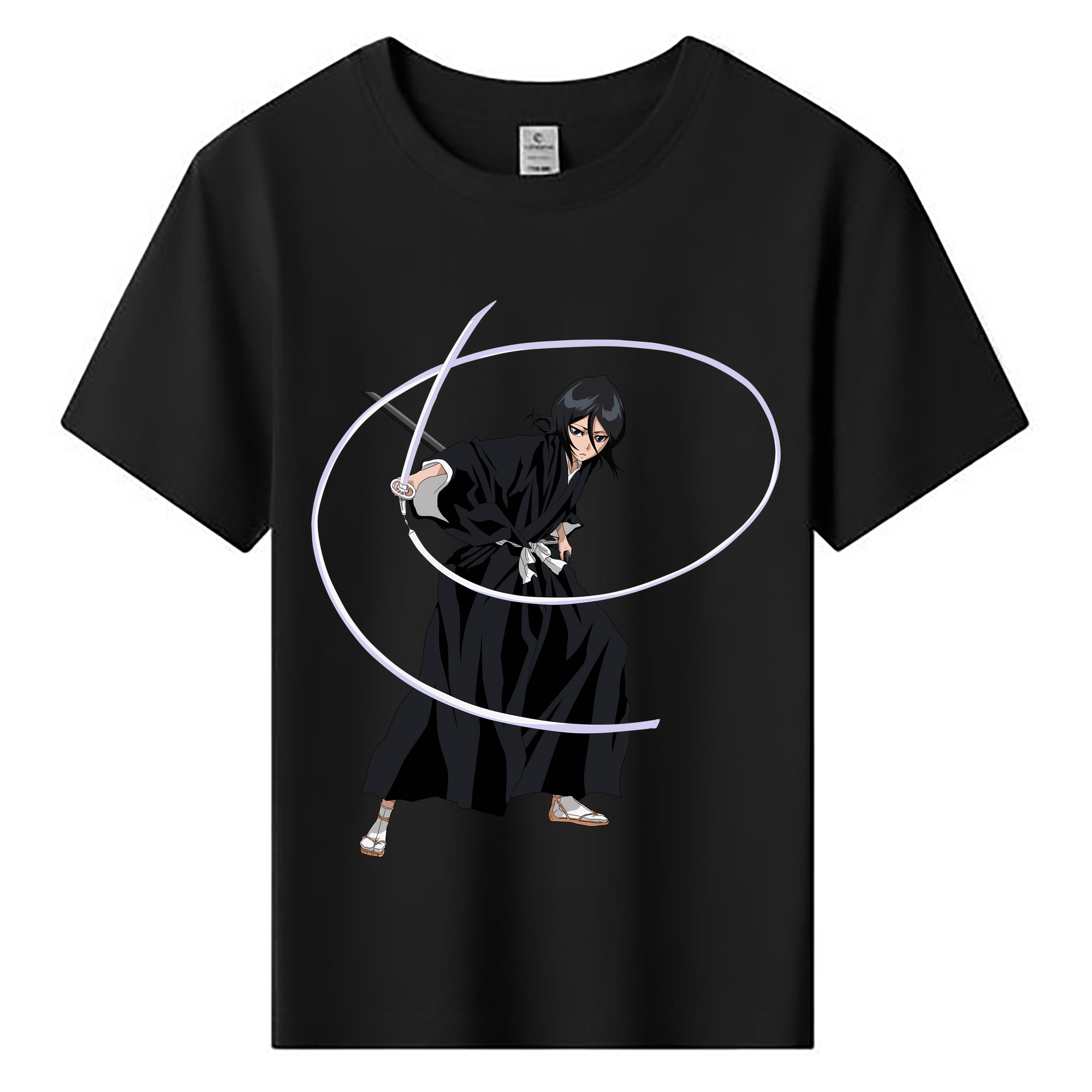 （画像用） ブリーチ 朽木ルキア BLEACH Kuchiki Rukia 綿100％キッズTシャツ（フロントプリント）