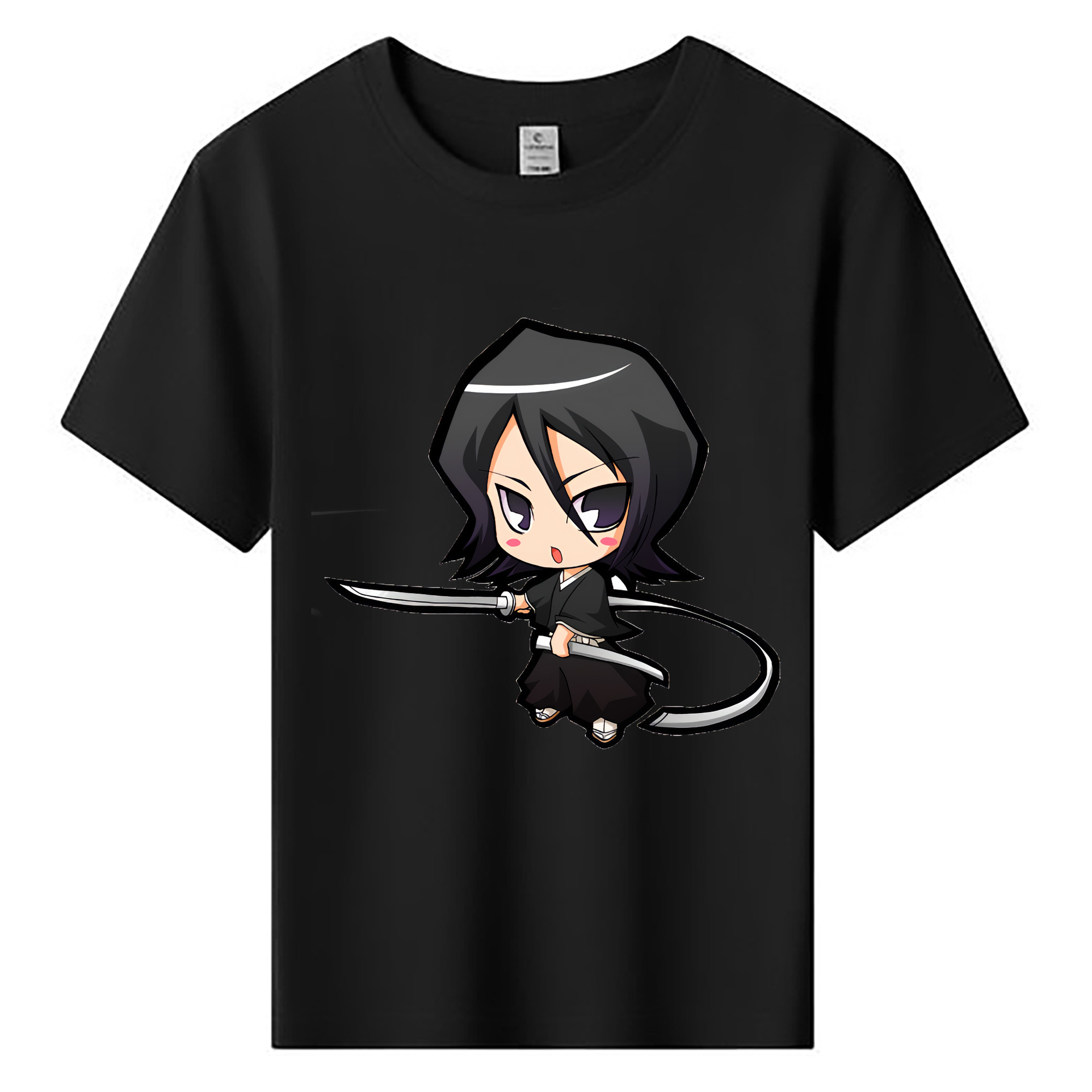 （画像用） ブリーチ 朽木ルキア BLEACH Kuchiki Rukia 綿100％キッズTシャツ（フロントプリント）