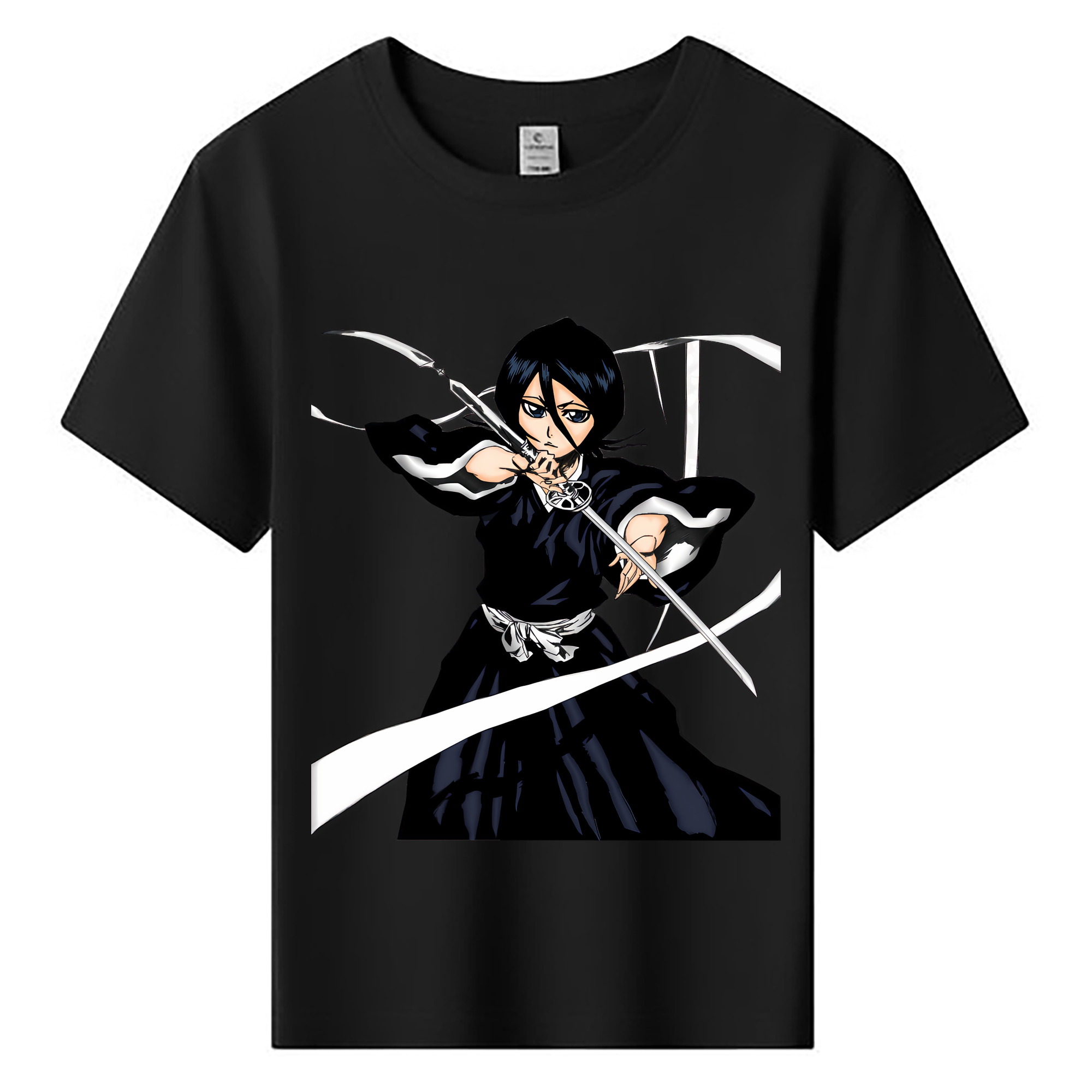 （画像用） ブリーチ 朽木ルキア BLEACH Kuchiki Rukia 綿100％キッズTシャツ（フロントプリント）