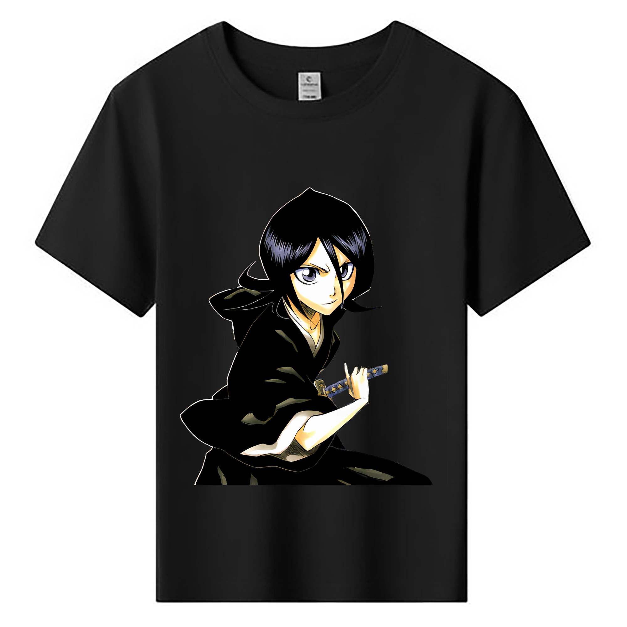 （画像用） ブリーチ 朽木ルキア BLEACH Kuchiki Rukia 綿100％キッズTシャツ（フロントプリント）