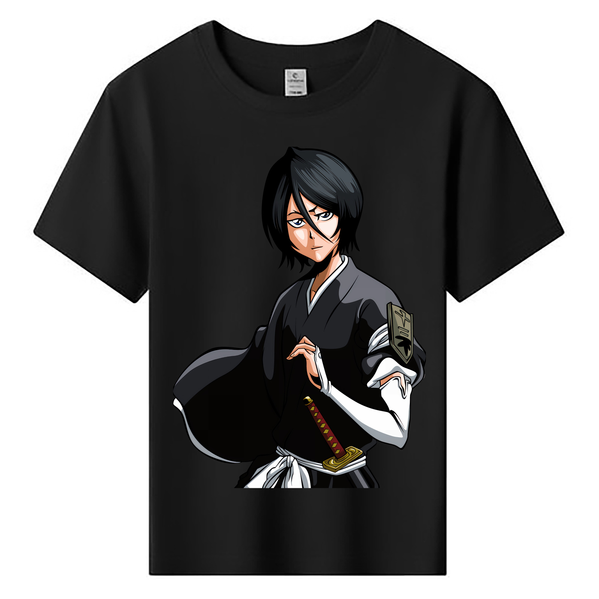 （画像用） ブリーチ 朽木ルキア BLEACH Kuchiki Rukia 綿100％キッズTシャツ（フロントプリント）
