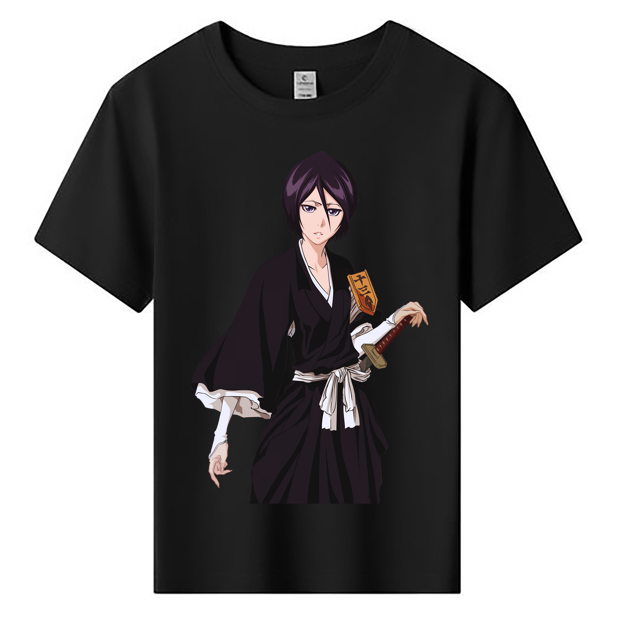 （画像用） ブリーチ 朽木ルキア BLEACH Kuchiki Rukia 綿100％キッズTシャツ（フロントプリント）