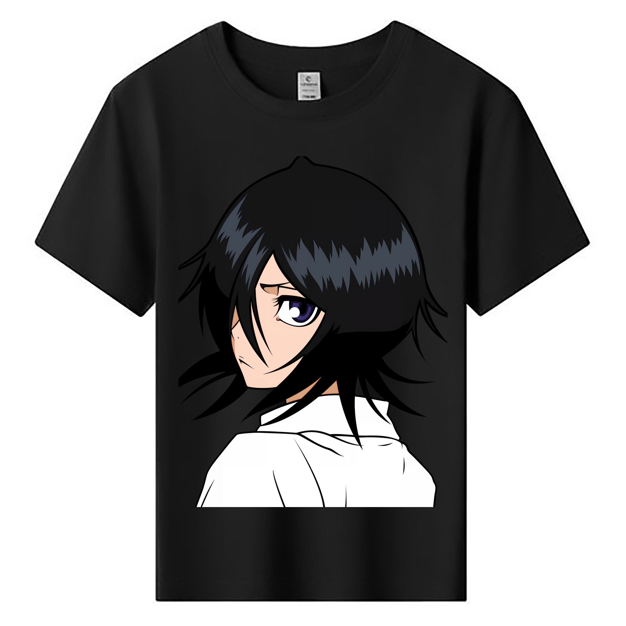 （画像用） ブリーチ 朽木ルキア BLEACH Kuchiki Rukia 綿100％キッズTシャツ（フロントプリント）