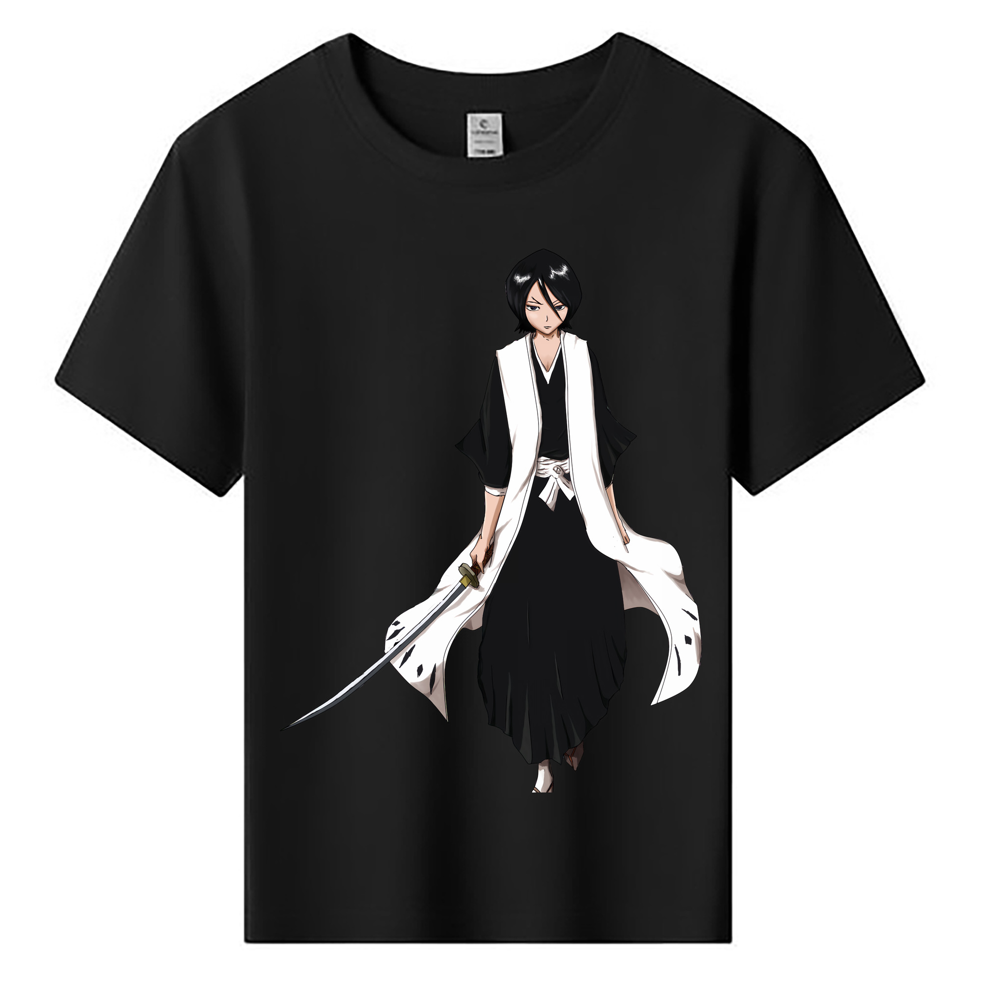 （画像用） ブリーチ 朽木ルキア BLEACH Kuchiki Rukia 綿100％キッズTシャツ（フロントプリント）