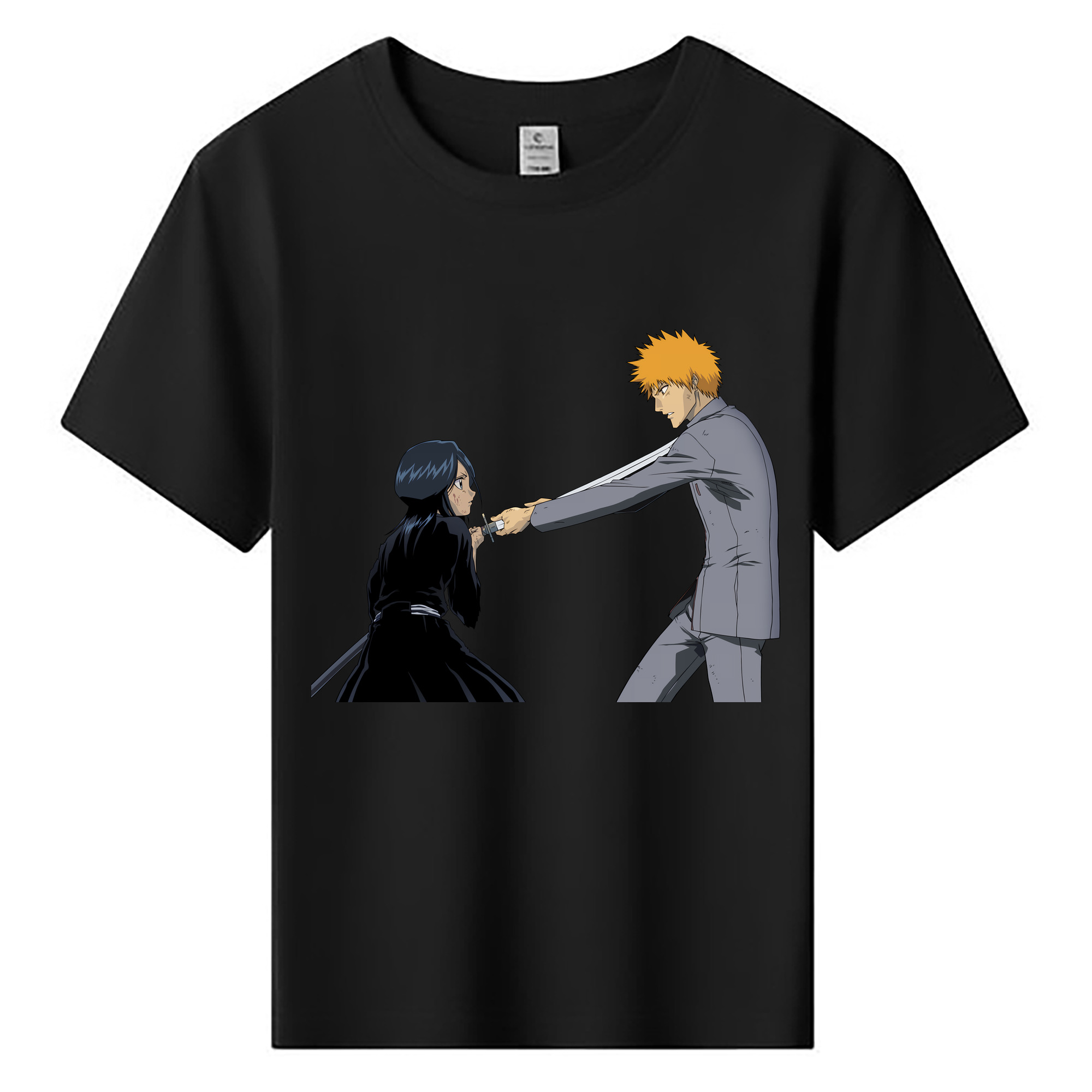 （画像用） ブリーチ 朽木ルキア BLEACH Kuchiki Rukia 綿100％キッズTシャツ（フロントプリント）