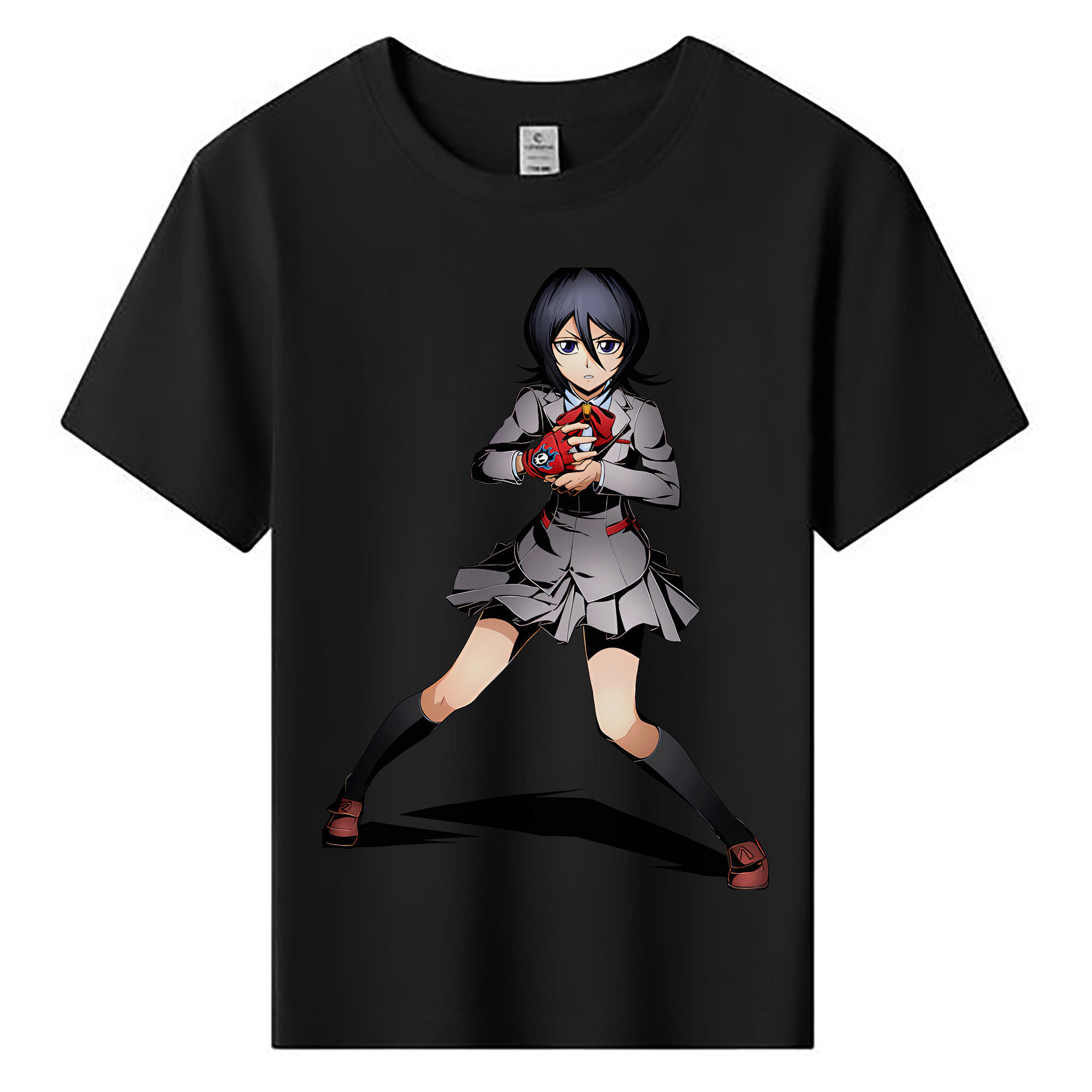 （画像用） ブリーチ 朽木ルキア BLEACH Kuchiki Rukia 綿100％キッズTシャツ（フロントプリント）