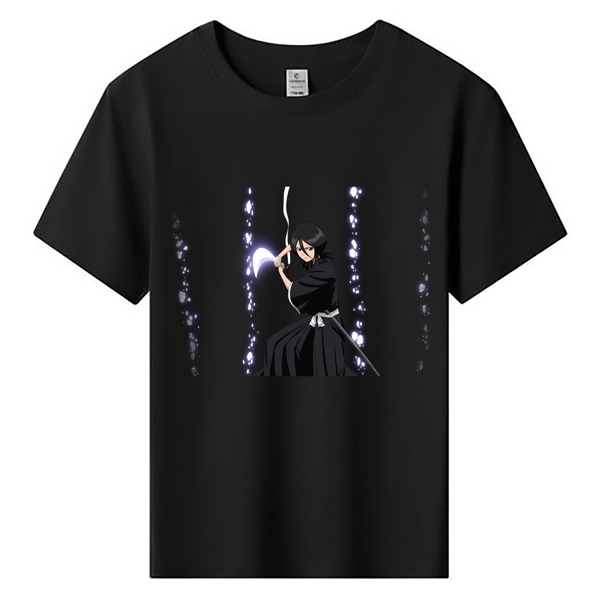 （画像用） ブリーチ 朽木ルキア BLEACH Kuchiki Rukia 綿100％キッズTシャツ（フロントプリント）