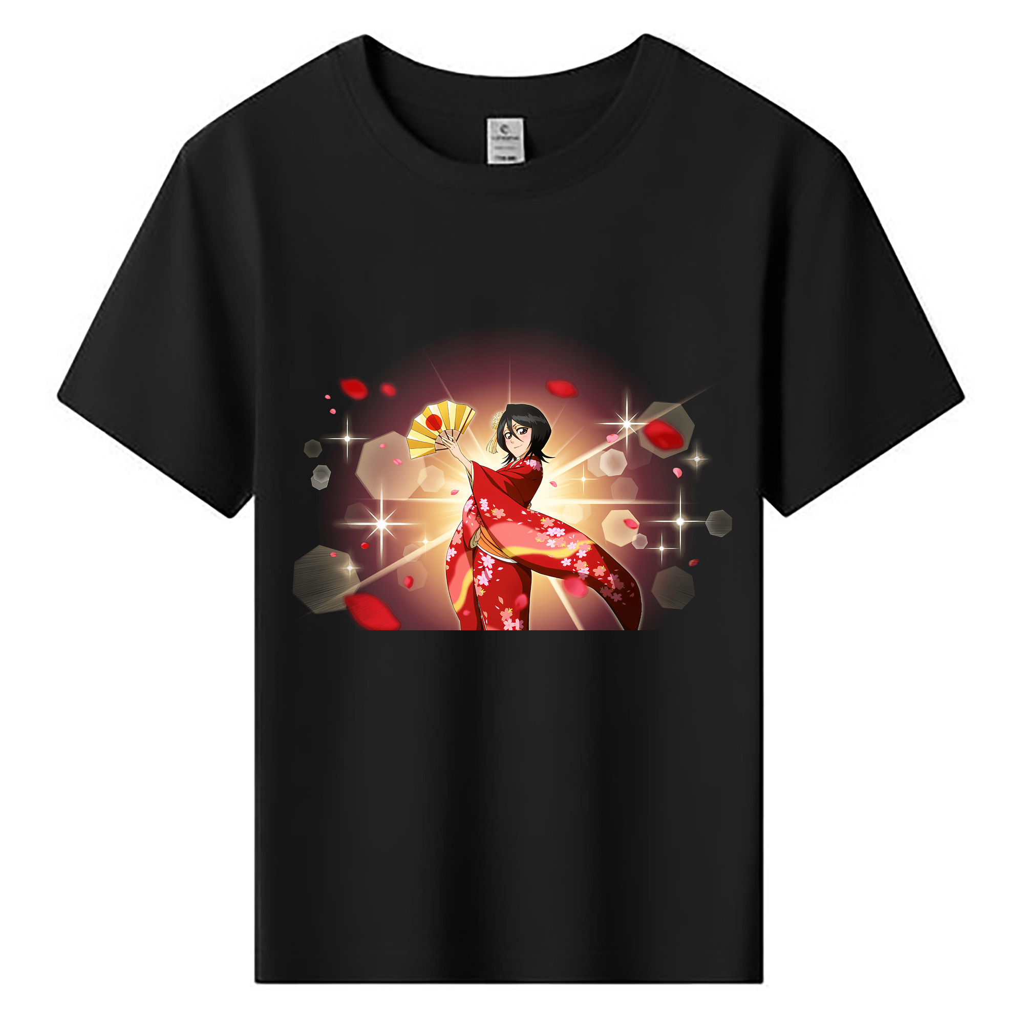 （画像用） ブリーチ 朽木ルキア BLEACH Kuchiki Rukia 綿100％キッズTシャツ（フロントプリント）