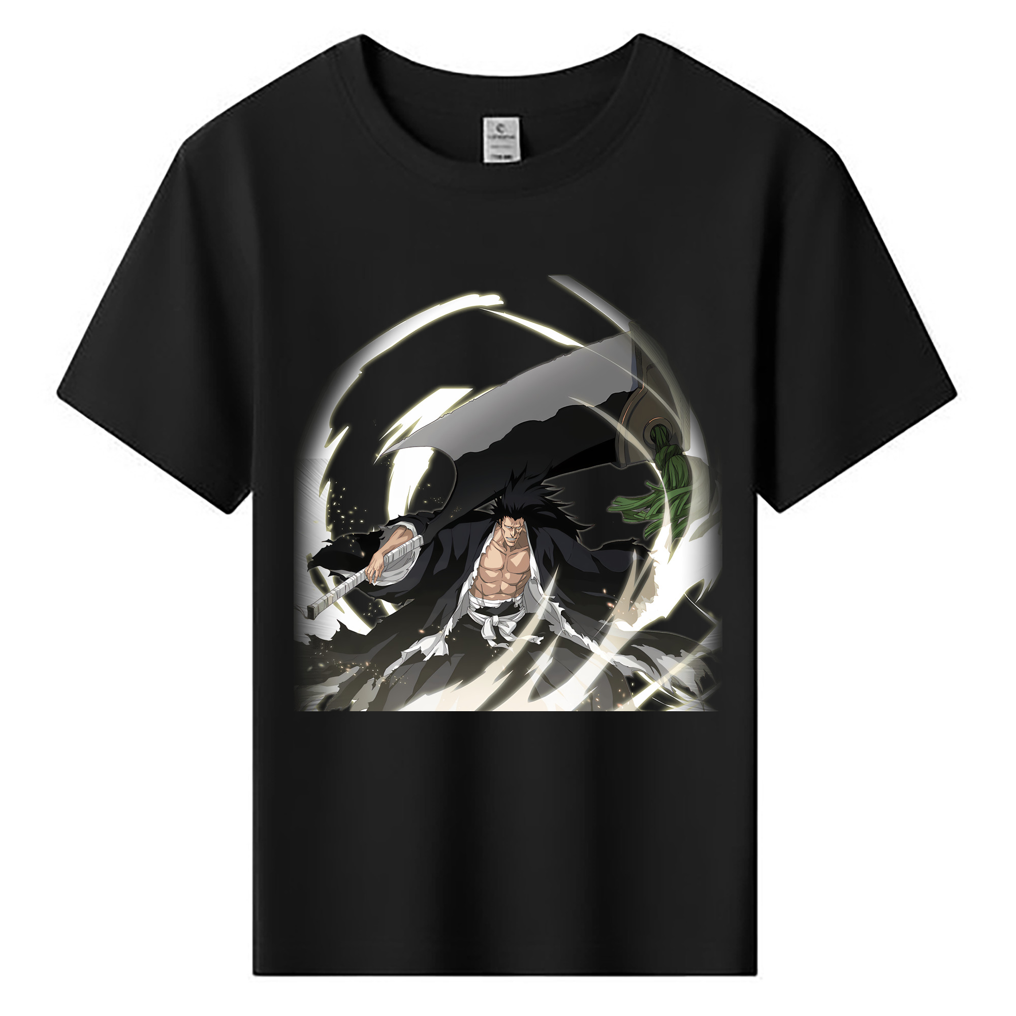 （画像用） ブリーチ ざらき けんぱち BLEACH Zaraki Kenpachi 綿100％キッズTシャツ（フロントプリント）