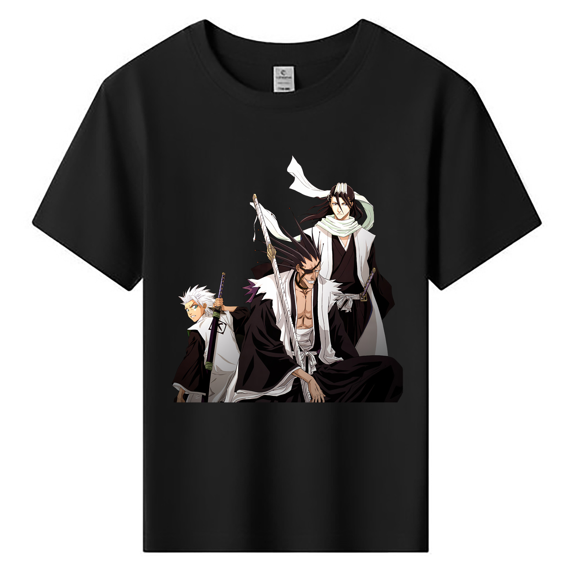（画像用） ブリーチ ざらき けんぱち BLEACH Zaraki Kenpachi 綿100％キッズTシャツ（フロントプリント）