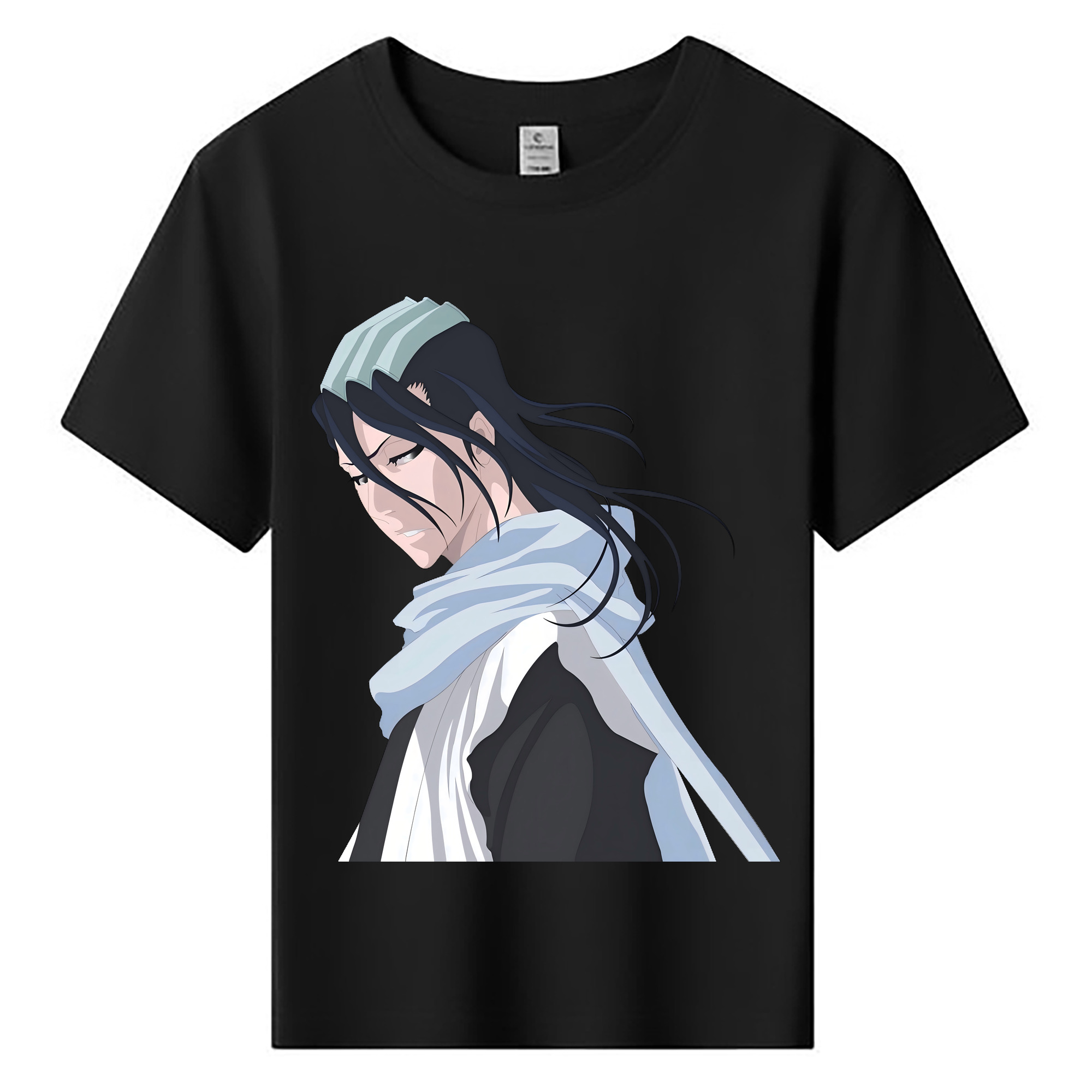（画像用） ブリーチ くちき びゃくや BLEACH Kuchiki Byakuya 綿100％キッズTシャツ（フロントプリント）
