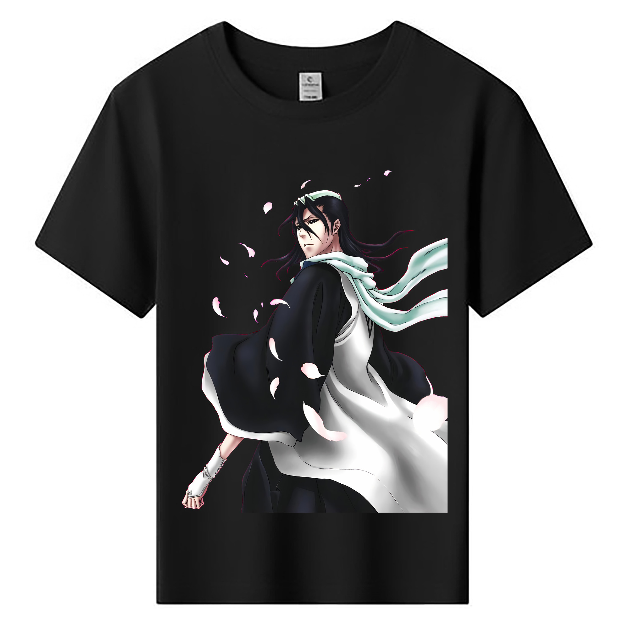 （画像用） ブリーチ くちき びゃくや BLEACH Kuchiki Byakuya 綿100％キッズTシャツ（フロントプリント）