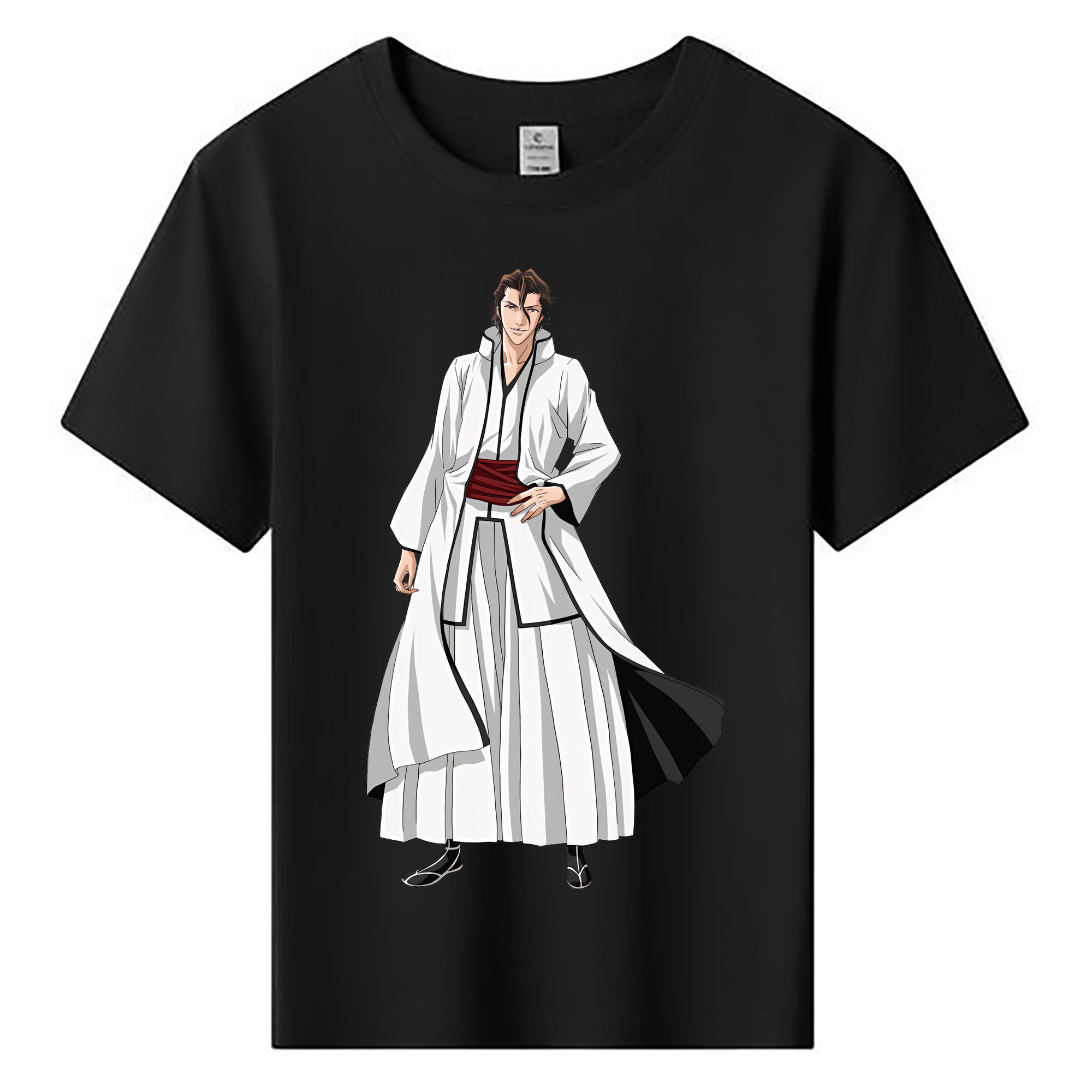 （画像用） ブリーチ 藍染 惣右介（あいぜん そうすけ） BLEACH Aizen Sousuke 綿100％キッズTシャツ（フロントプリント）