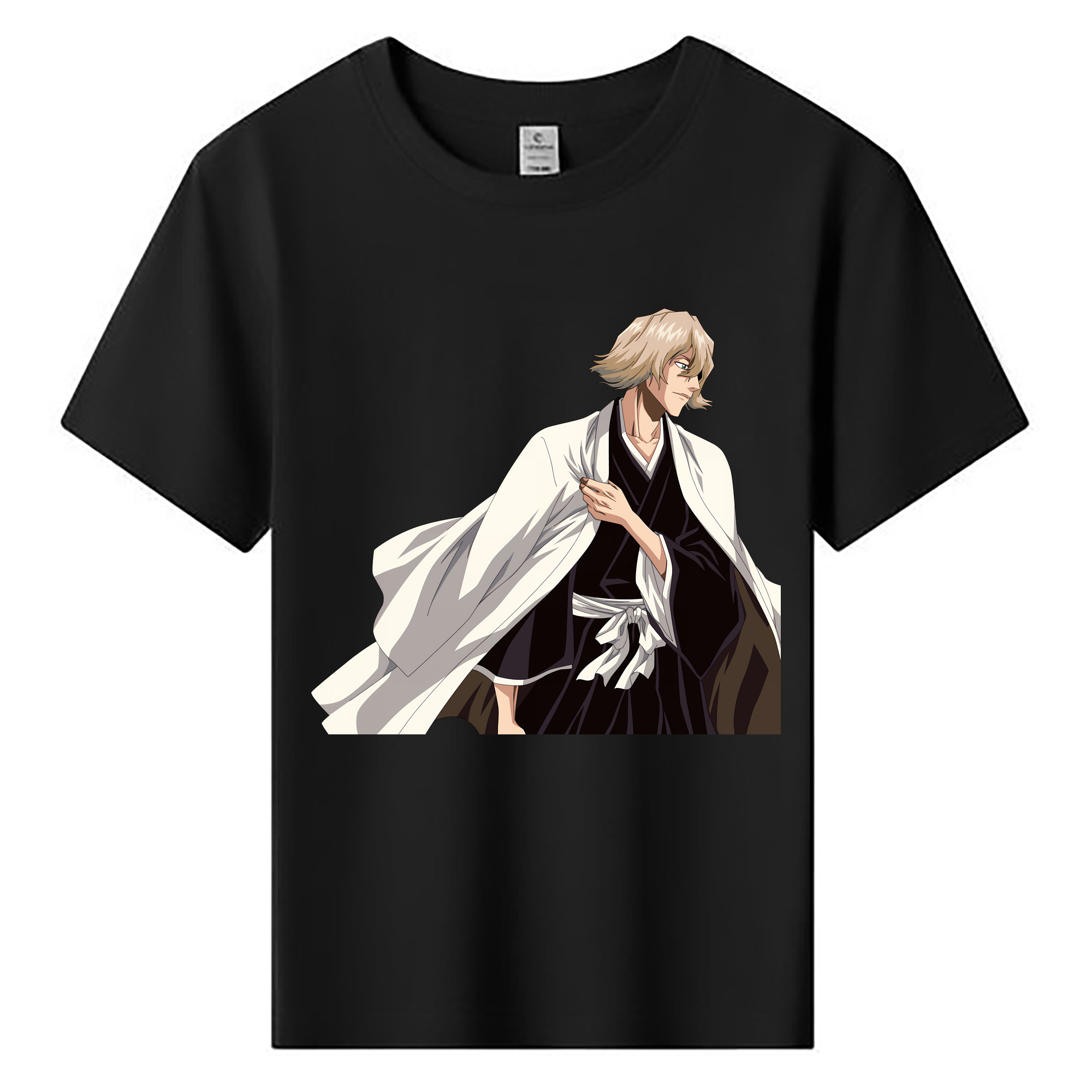 （画像用） "ブリーチ 浦原 喜助（うらはら きすけ） BLEACH Urahara Kisuke " 綿100％キッズTシャツ（フロントプリント）