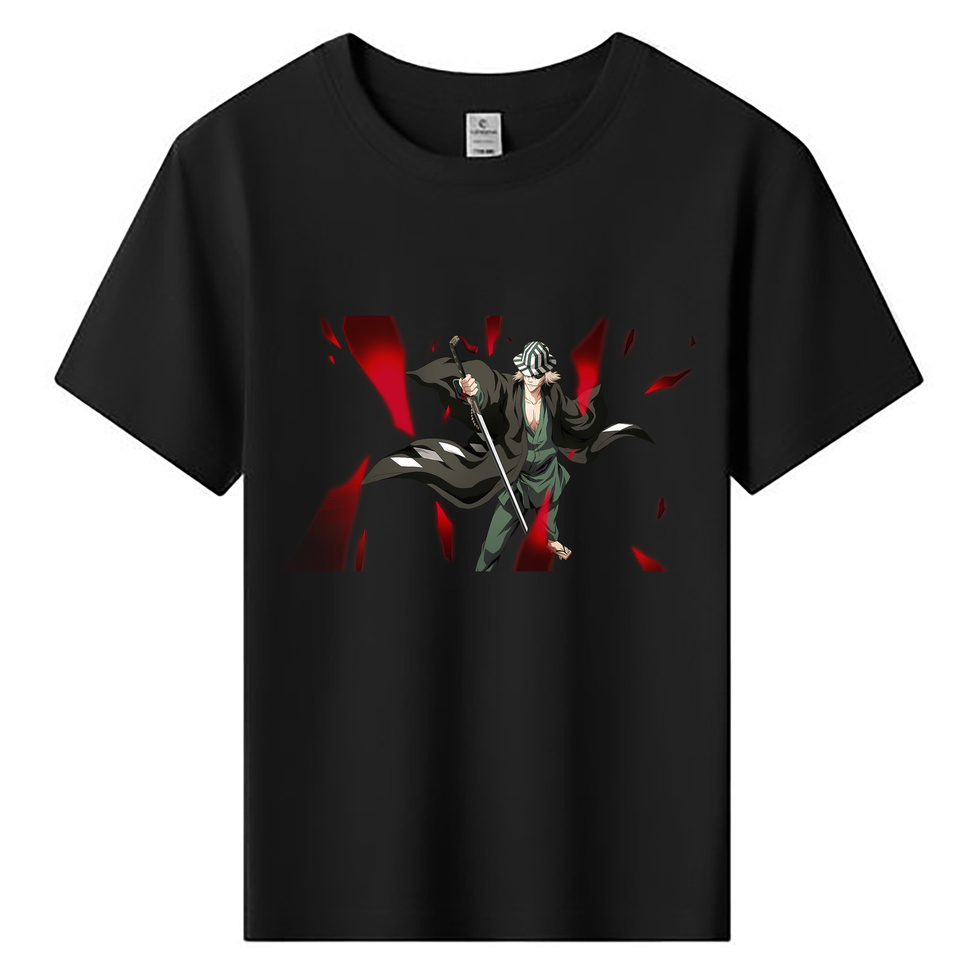 （画像用） "ブリーチ 浦原 喜助（うらはら きすけ） BLEACH Urahara Kisuke " 綿100％キッズTシャツ（フロントプリント）
