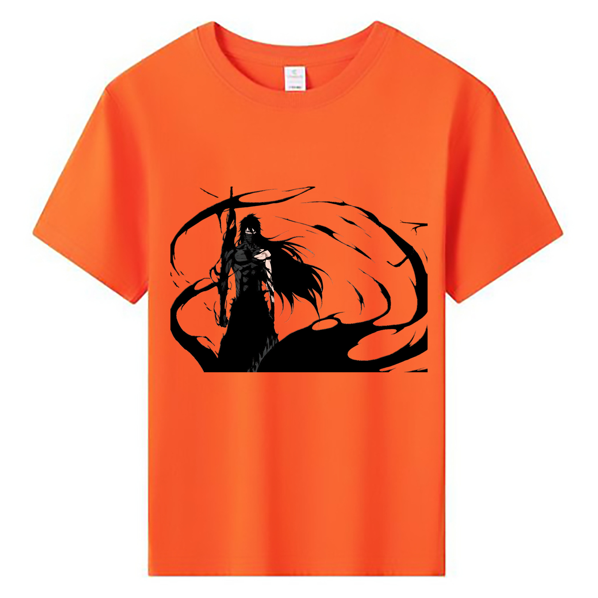 （画像用） ブリーチ 黒崎一護（くろさき いちご）BLEACH Kurosaki Ichigo 綿100％キッズTシャツ（フロントプリント）