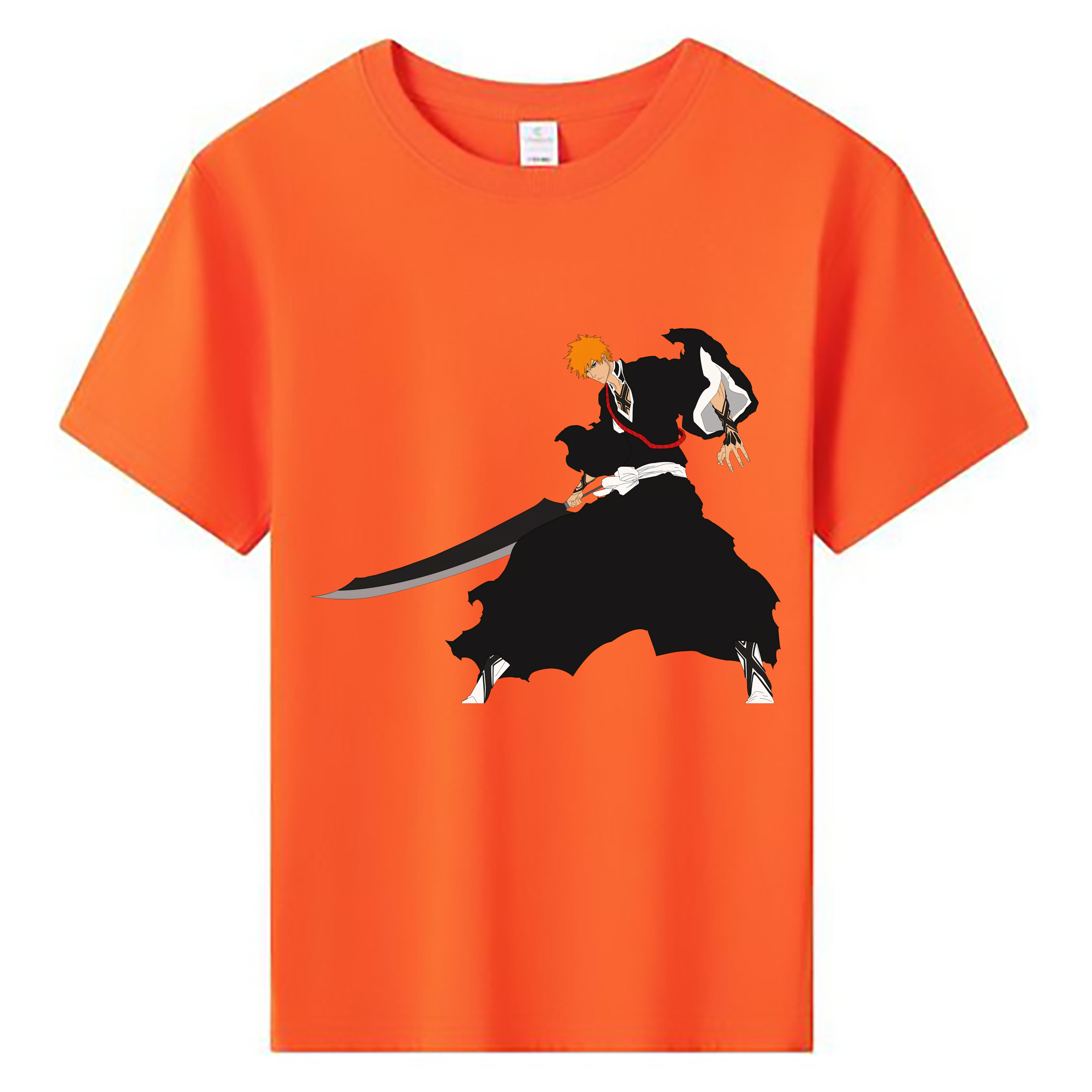 （画像用） ブリーチ 黒崎一護（くろさき いちご）BLEACH Kurosaki Ichigo 綿100％キッズTシャツ（フロントプリント）