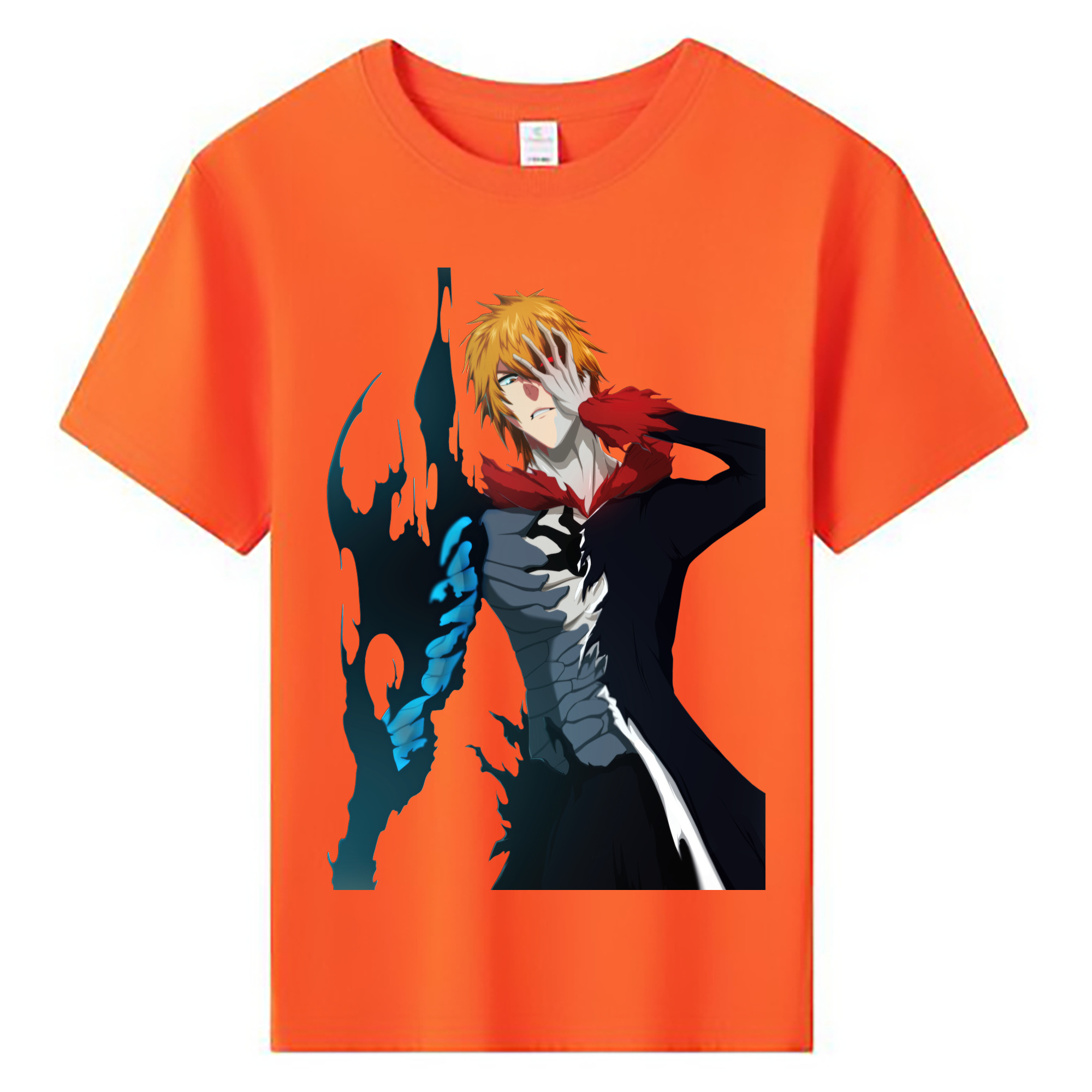 （画像用） ブリーチ 黒崎一護（くろさき いちご）BLEACH Kurosaki Ichigo 綿100％キッズTシャツ（フロントプリント）