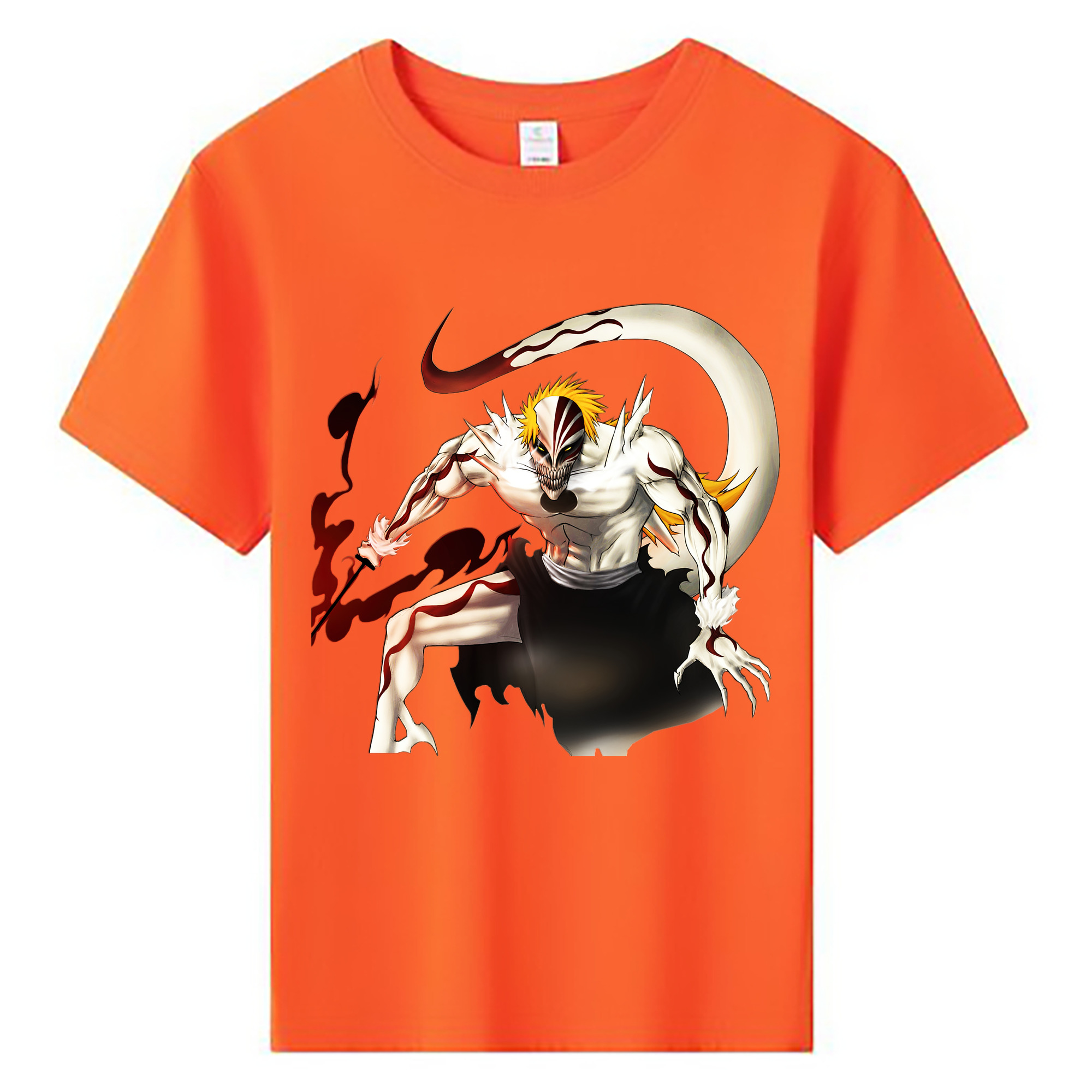 （画像用） ブリーチ 黒崎一護（くろさき いちご）BLEACH Kurosaki Ichigo 綿100％キッズTシャツ（フロントプリント）