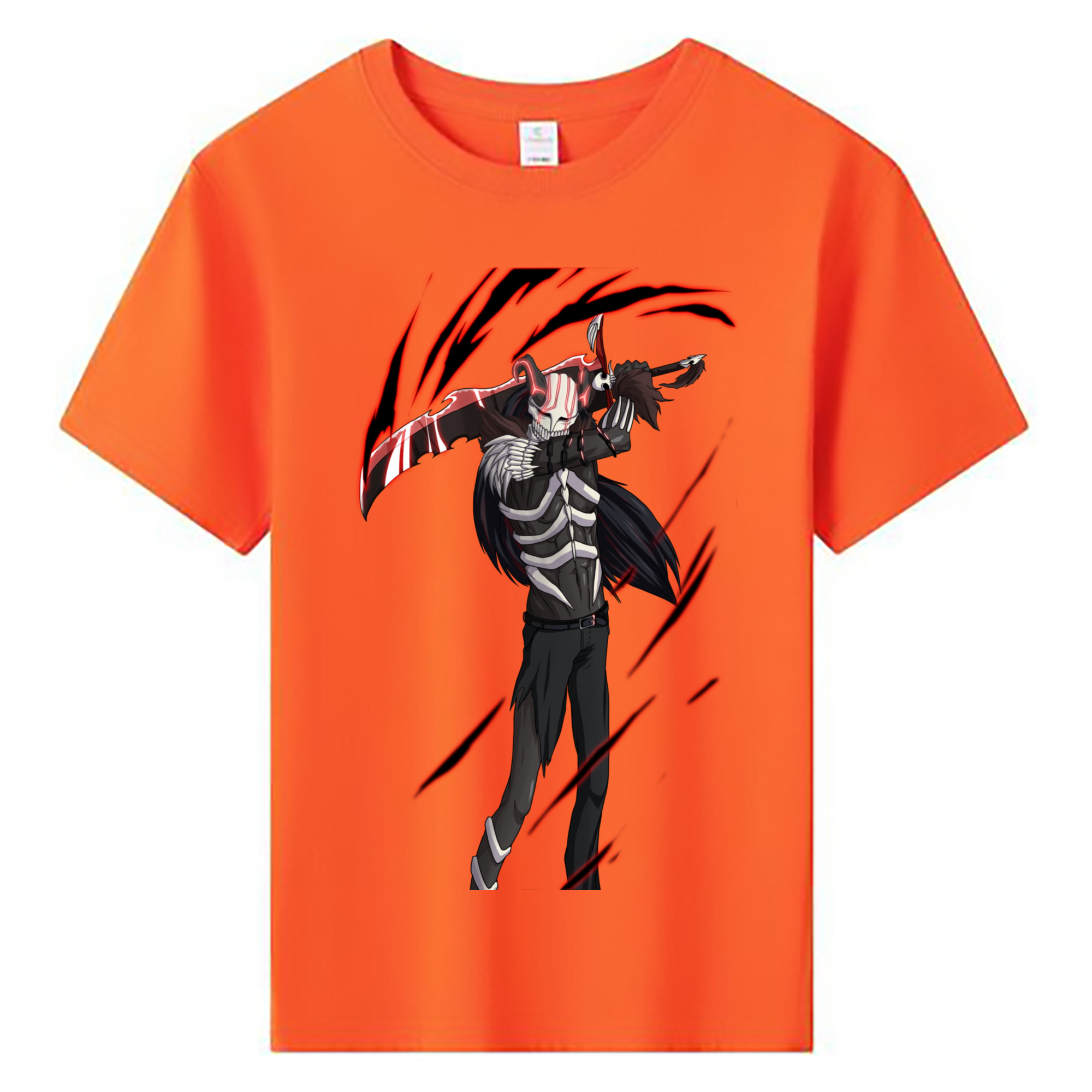 （画像用） ブリーチ 黒崎一護（くろさき いちご）BLEACH Kurosaki Ichigo 綿100％キッズTシャツ（フロントプリント）
