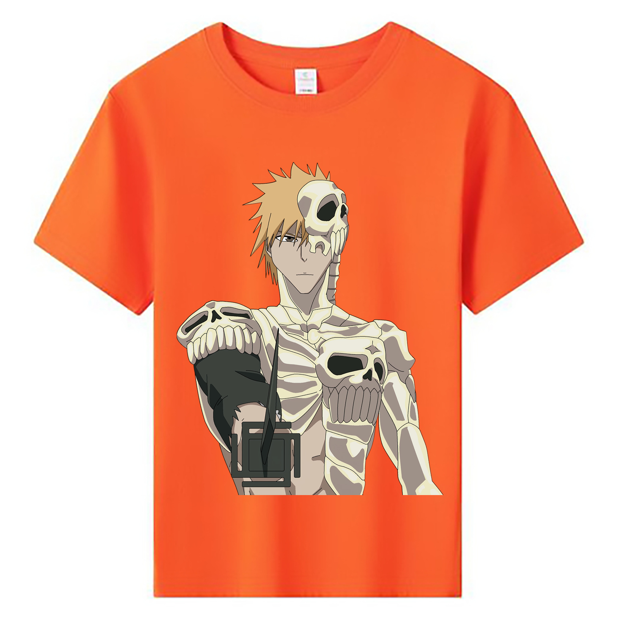 （画像用） ブリーチ 黒崎一護（くろさき いちご）BLEACH Kurosaki Ichigo 綿100％キッズTシャツ（フロントプリント）