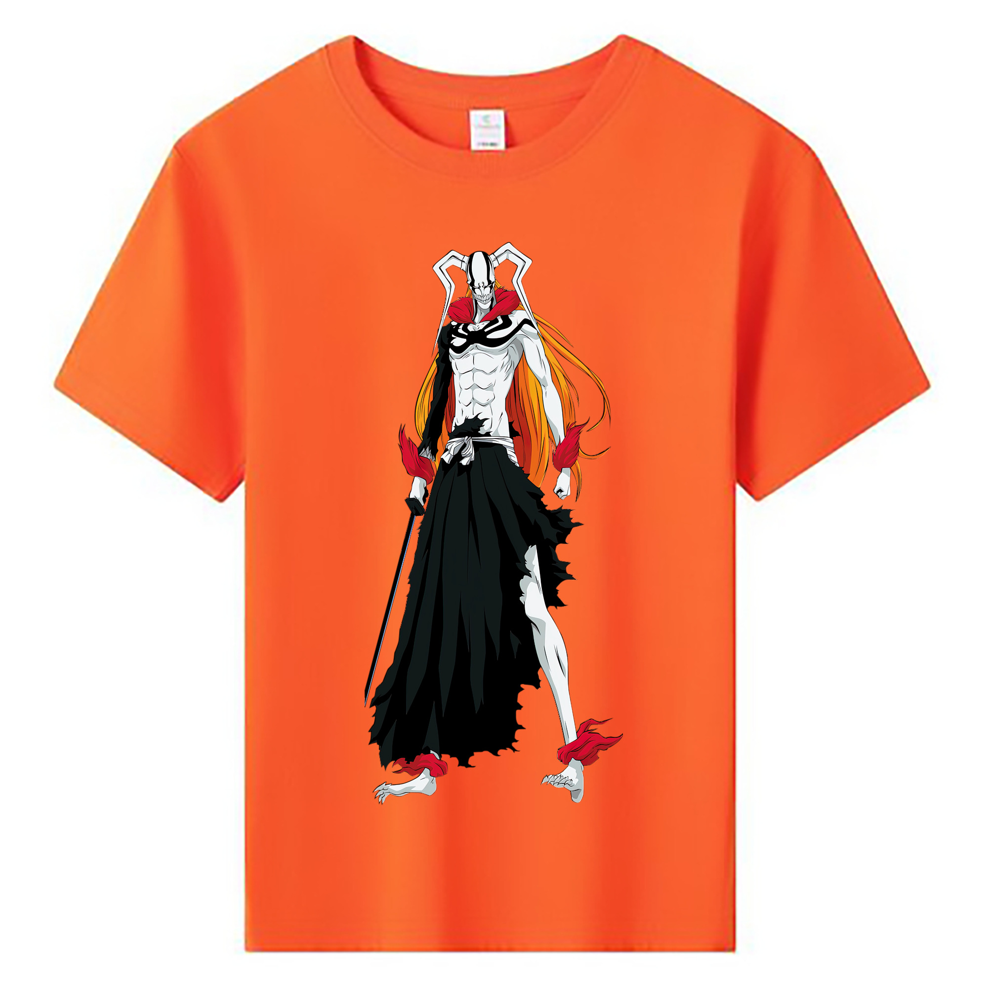 （画像用） ブリーチ 黒崎一護（くろさき いちご）BLEACH Kurosaki Ichigo 綿100％キッズTシャツ（フロントプリント）