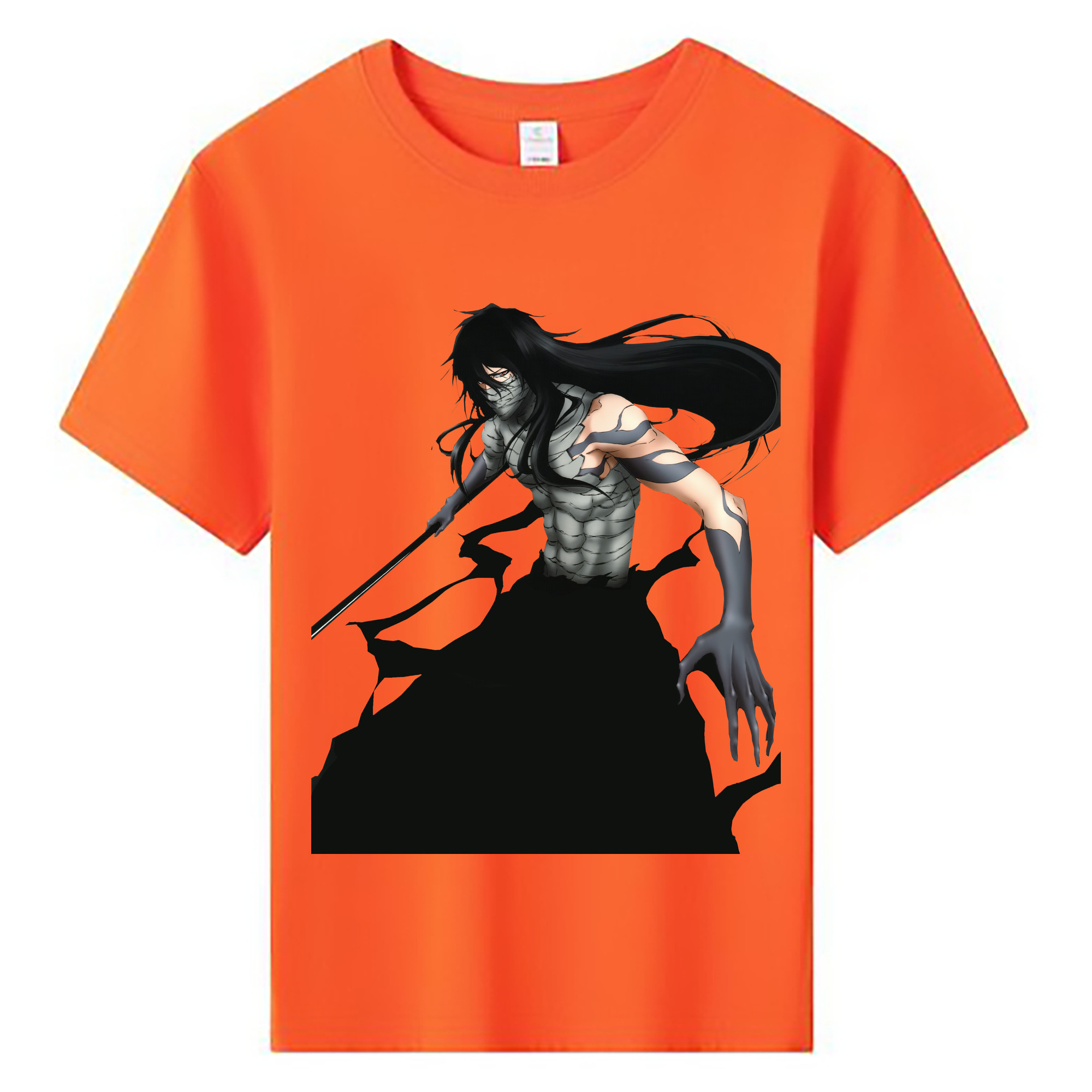 （画像用） ブリーチ 黒崎一護（くろさき いちご）BLEACH Kurosaki Ichigo 綿100％キッズTシャツ（フロントプリント）